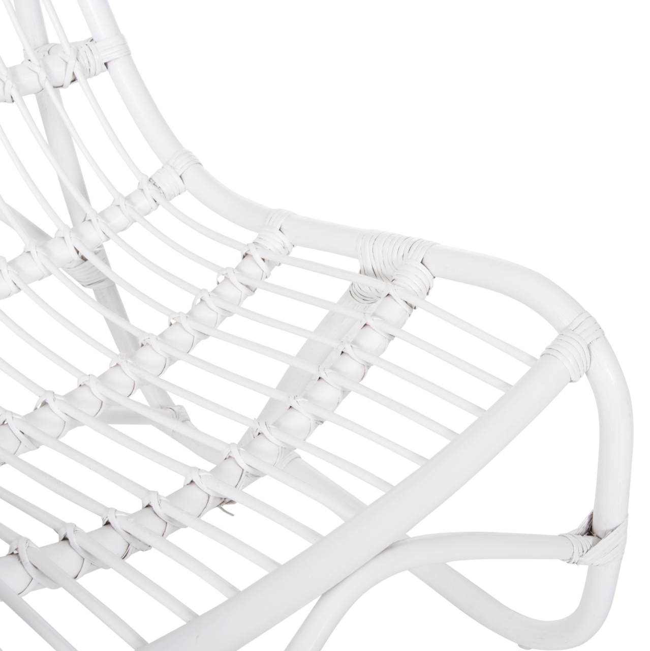 ARMCHAIR GRINN HM9815.03 RATTAN RODS IN WHITE COLOR 56.5x73.5x79.5H cm. [7]