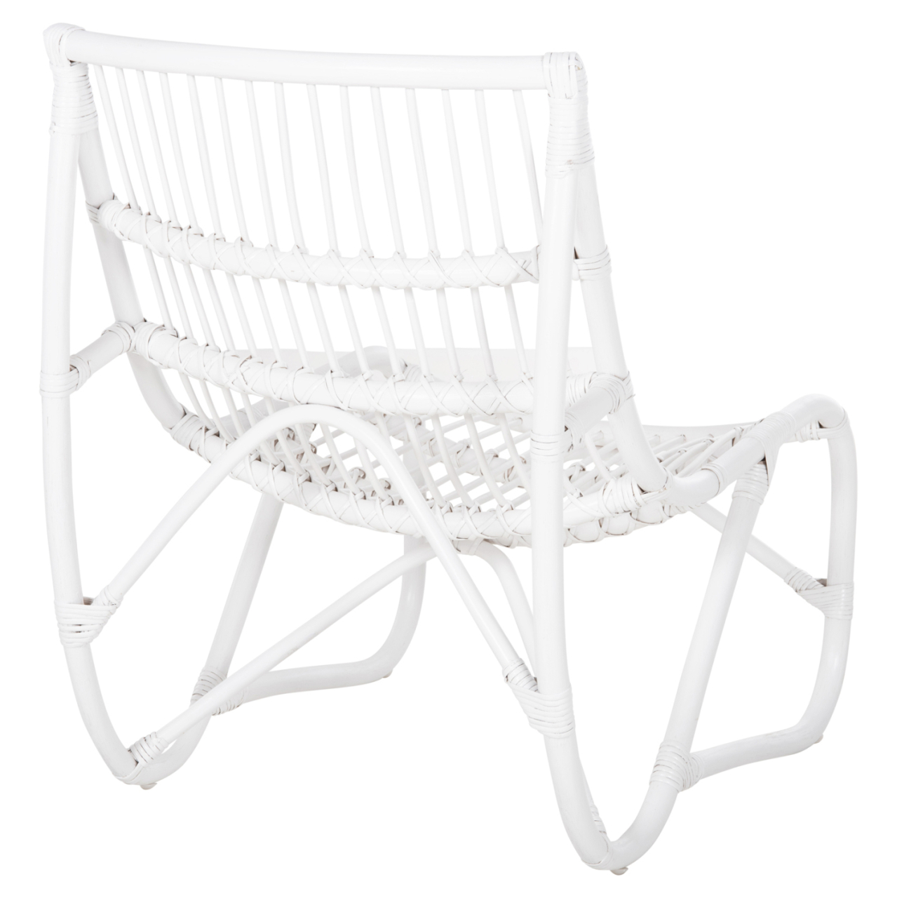 ARMCHAIR GRINN HM9815.03 RATTAN RODS IN WHITE COLOR 56.5x73.5x79.5H cm. [5]