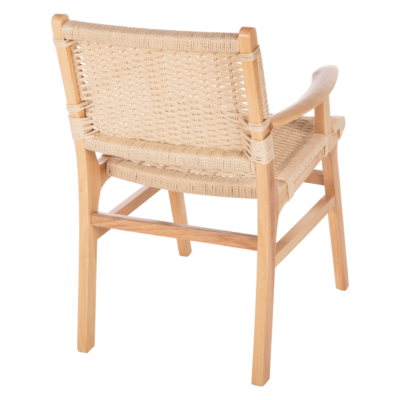 ARMCHAIR HM9331.01 IGNACIO INDOORS RUBBERWOOD ROPE SEAT 61x56x83Η [5]