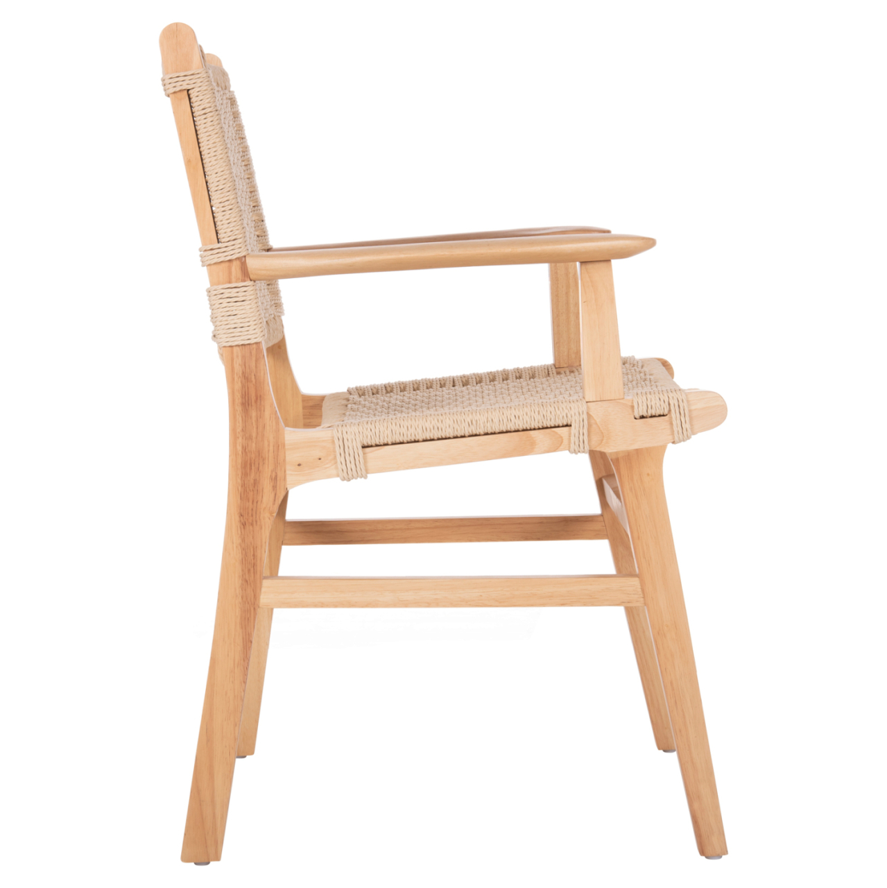 ARMCHAIR HM9331.01 IGNACIO INDOORS RUBBERWOOD ROPE SEAT 61x56x83Η [4]