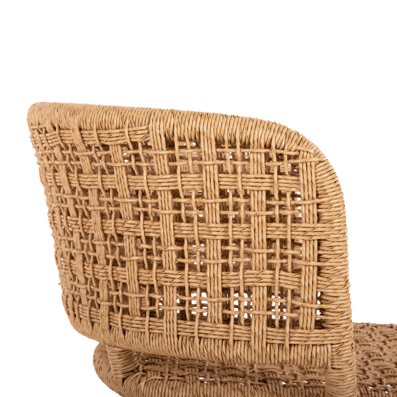 ARMCHAIR INDOORS FARLEY HM9827 TEAK WOOD-SYNTHETIC ROPE-NATURAL COLOR 58x59x72Hcm. [9]