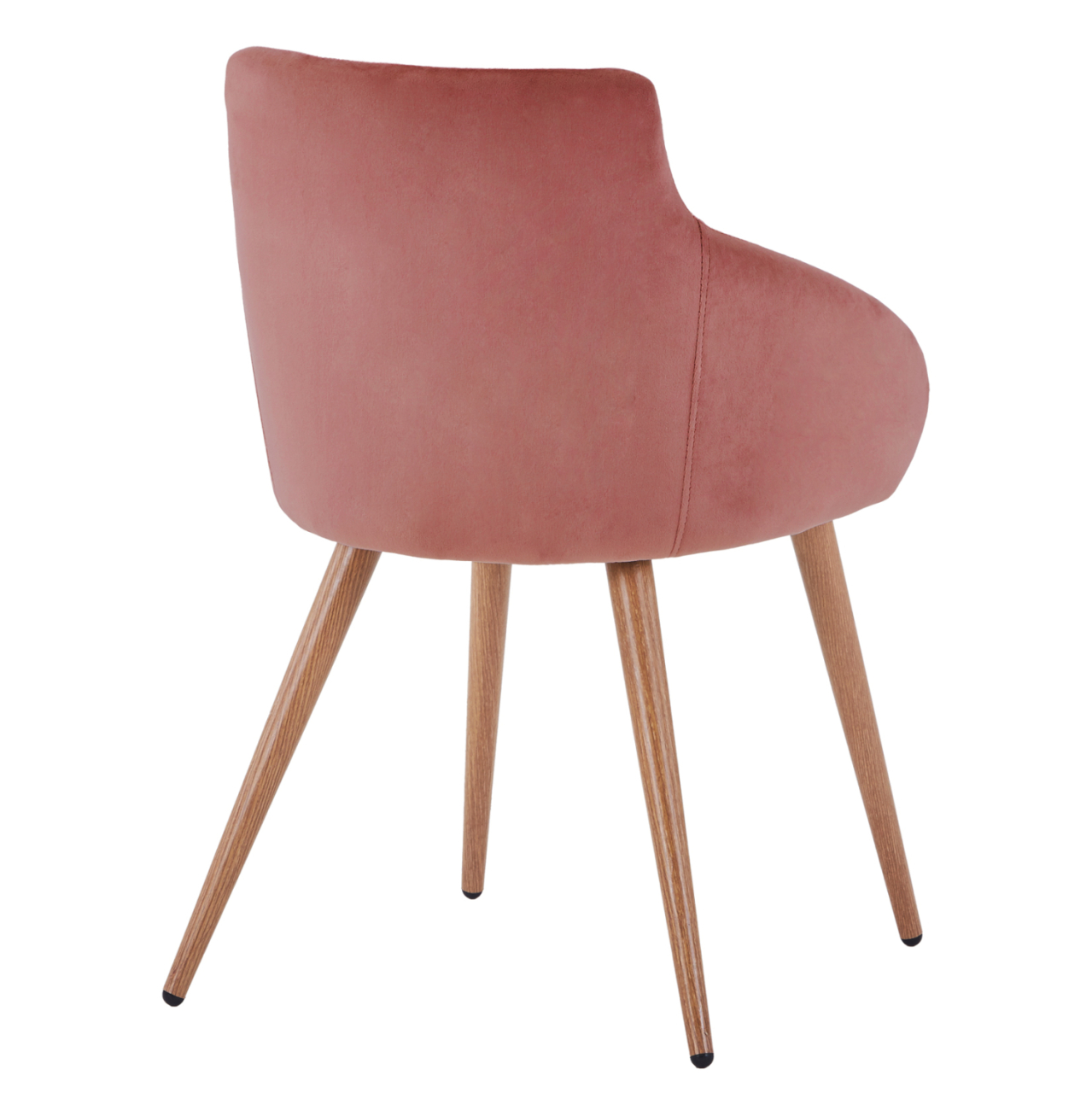 ARMCHAIR IVY VELVET DUSTY PINK AND METAL LEGS HM8546.02 55x55x80Y cm. [5]