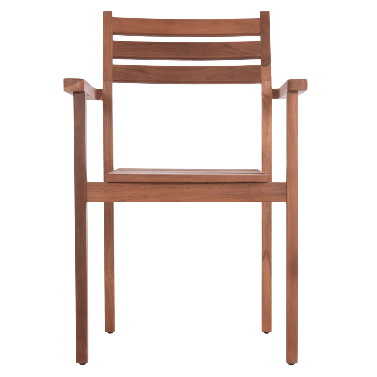 ARMCHAIR KEMPO HM6358 TEAK WOOD IN NATURAL--58x58.5x88Hcm. [3]