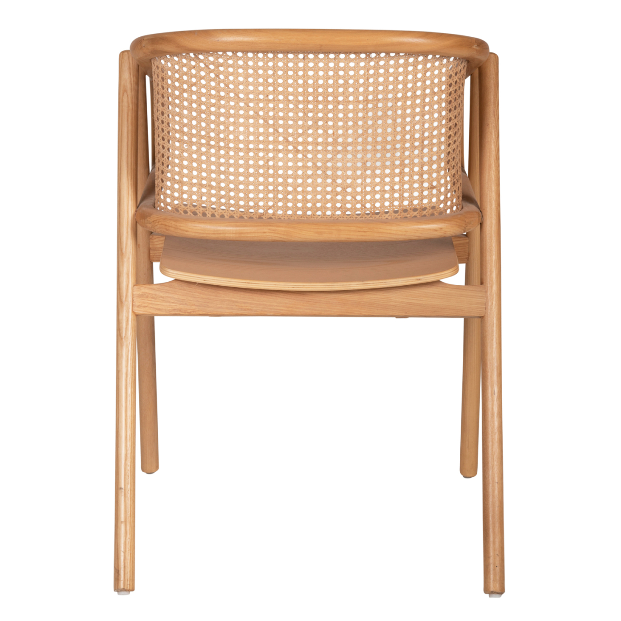 ARMCHAIR KENLEE HM9872 ASHWOOD AND NATURAL RATTAN IN NATURAL COLOR 57,5x55x81Hcm. [6]