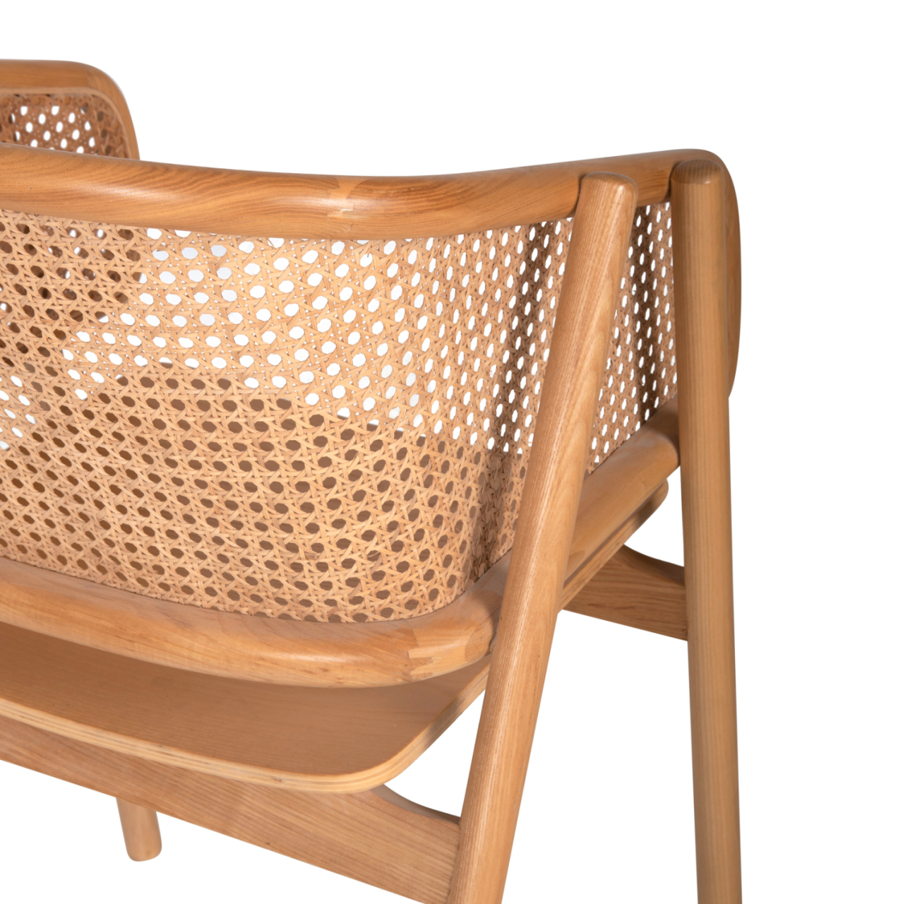 ARMCHAIR KENLEE HM9872 ASHWOOD AND NATURAL RATTAN IN NATURAL COLOR 57,5x55x81Hcm. [10]