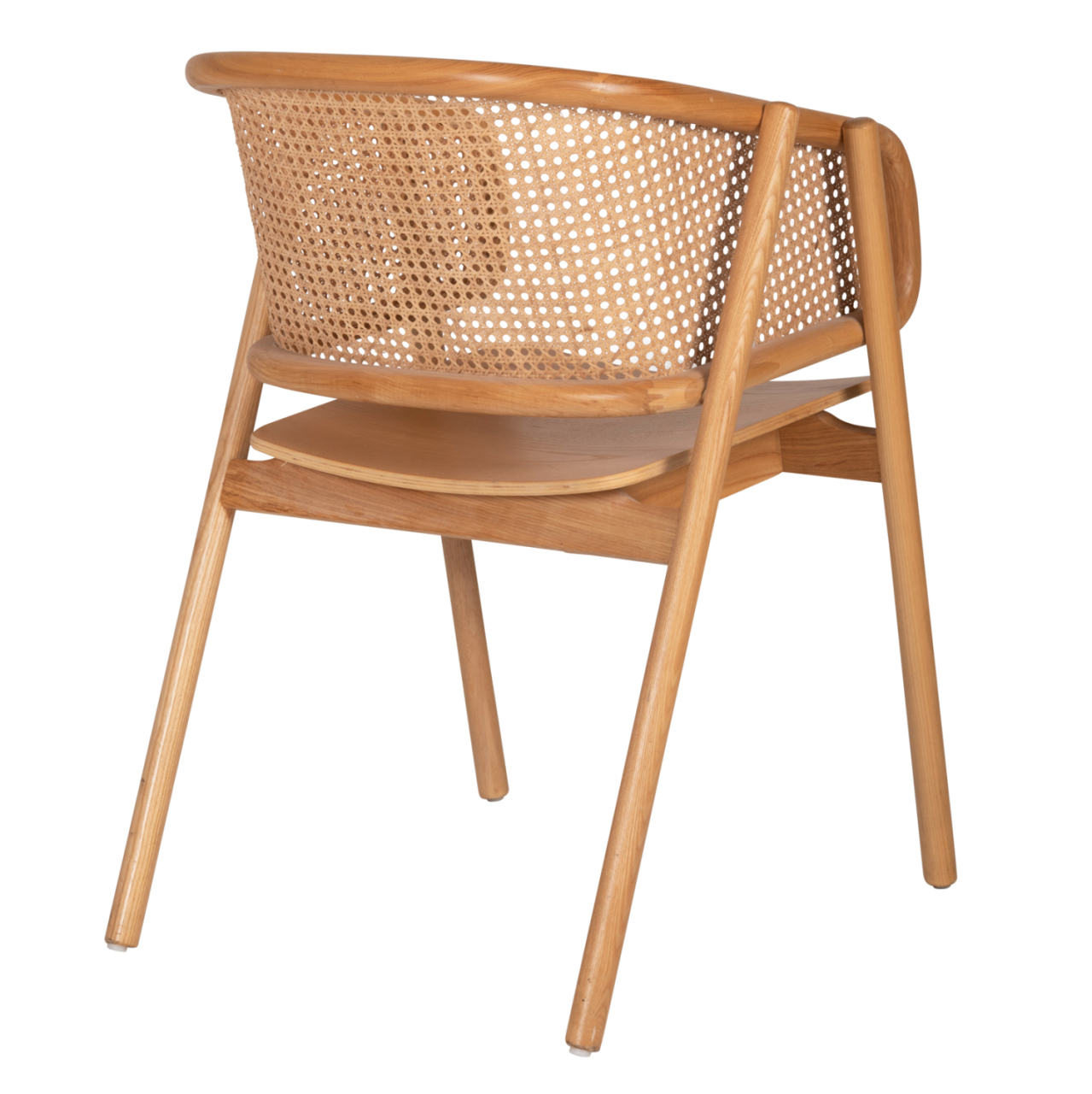 ARMCHAIR KENLEE HM9872 ASHWOOD AND NATURAL RATTAN IN NATURAL COLOR 57,5x55x81Hcm. [5]