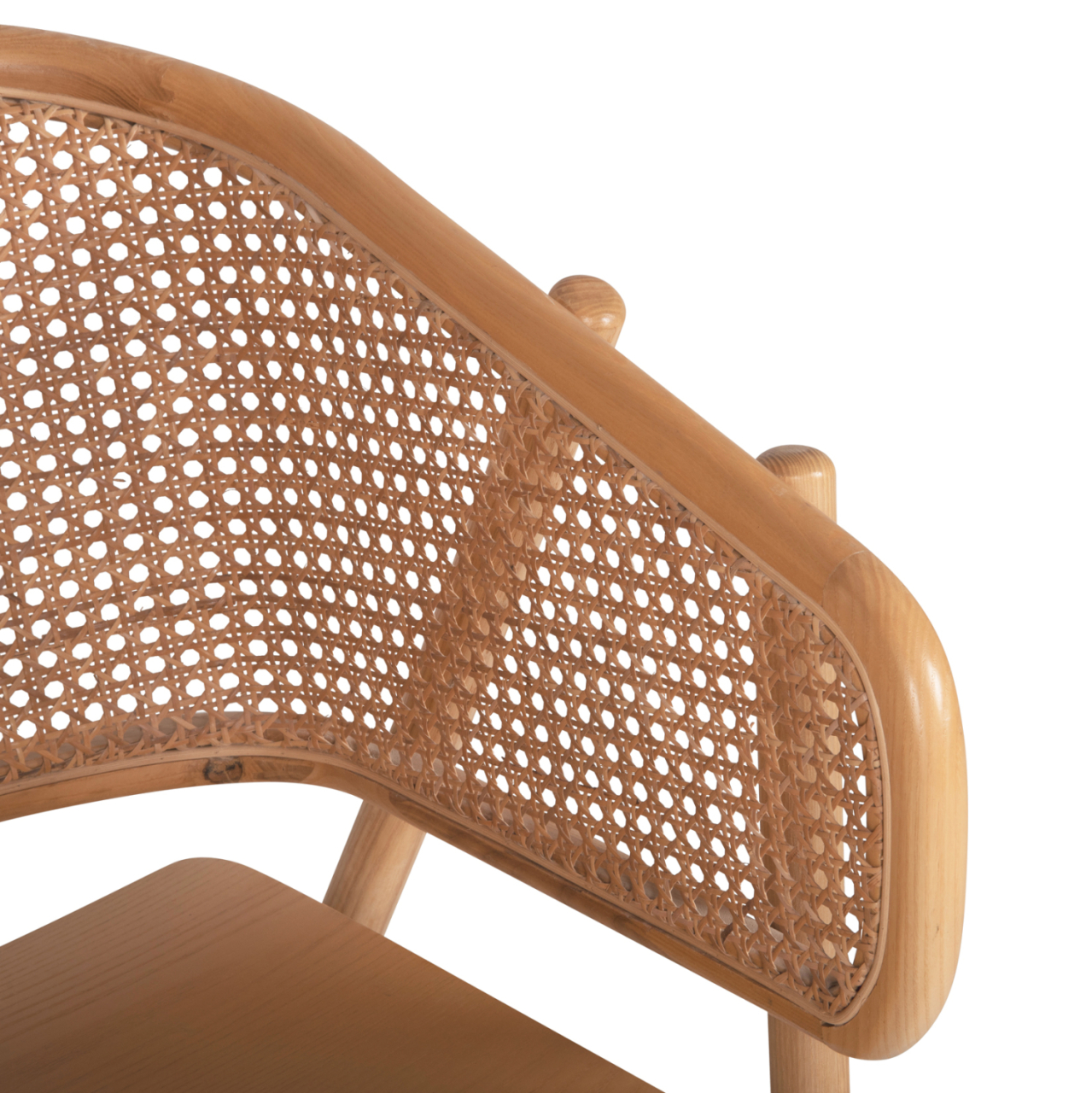 ARMCHAIR KENLEE HM9872 ASHWOOD AND NATURAL RATTAN IN NATURAL COLOR 57,5x55x81Hcm. [7]