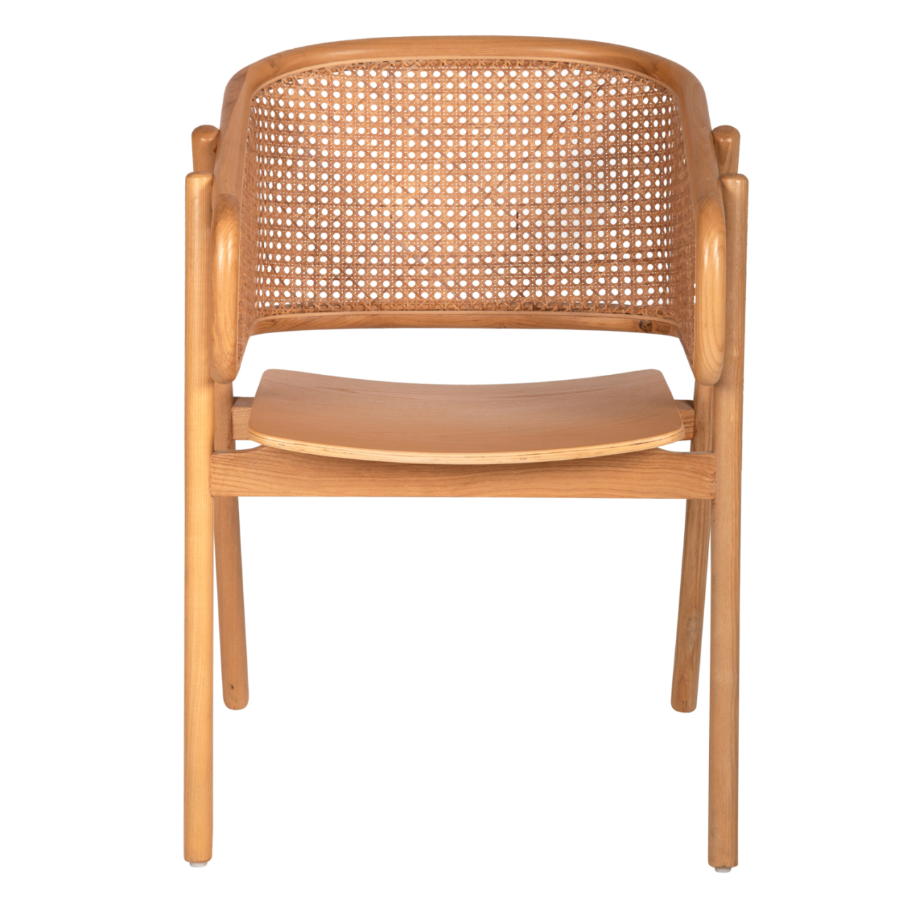 ARMCHAIR KENLEE HM9872 ASHWOOD AND NATURAL RATTAN IN NATURAL COLOR 57,5x55x81Hcm. [3]