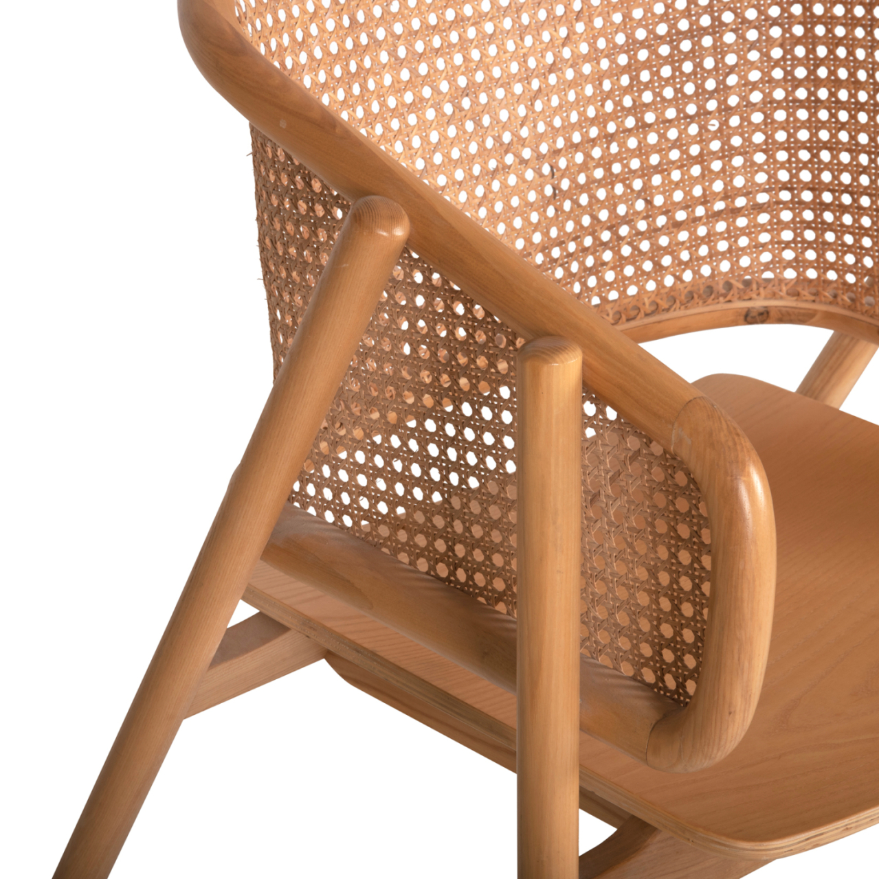 ARMCHAIR KENLEE HM9872 ASHWOOD AND NATURAL RATTAN IN NATURAL COLOR 57,5x55x81Hcm. [8]