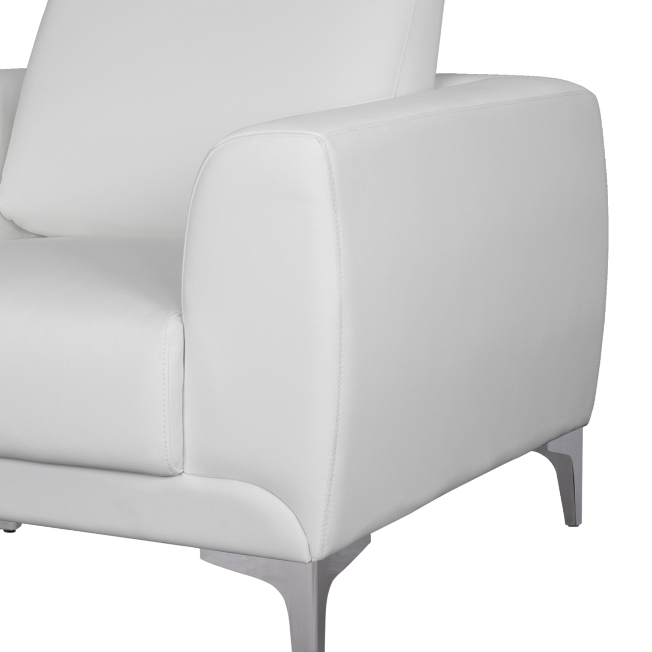 Armchair Kenzie HM3121.12 White PU 89x81x81 cm [9]