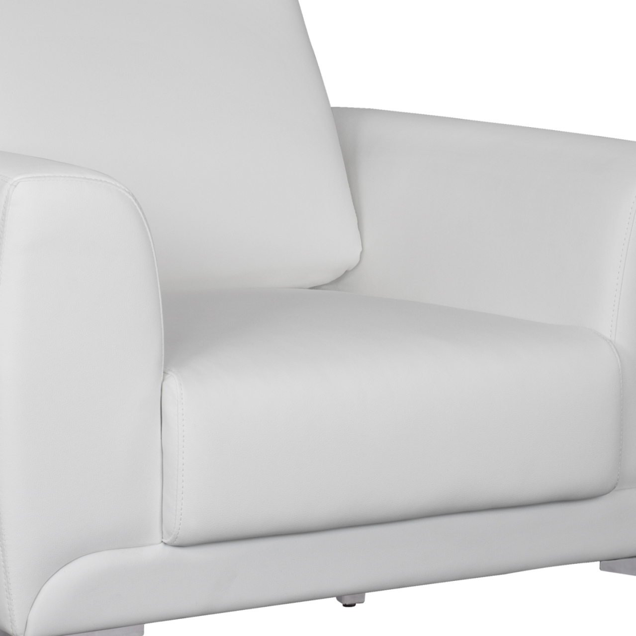 Armchair Kenzie HM3121.12 White PU 89x81x81 cm [8]