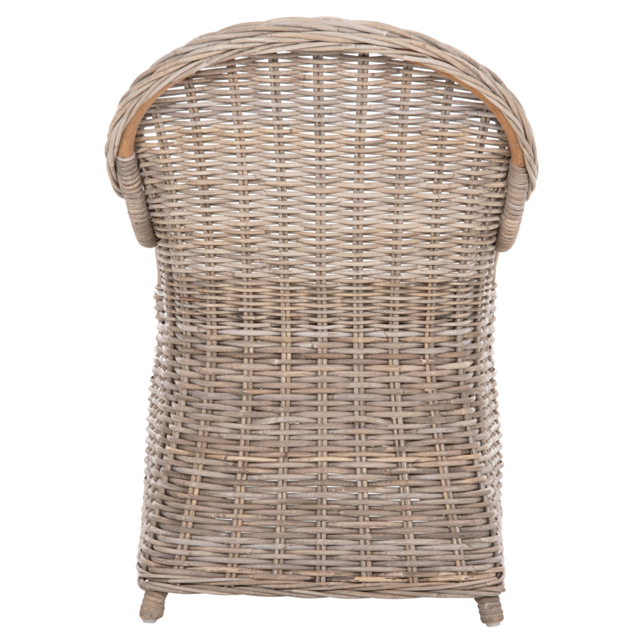 ARMCHAIR KEYLA HM9536 BROWN RATTAN-ECRU CUSHION 63x65x87Hcm. [6]