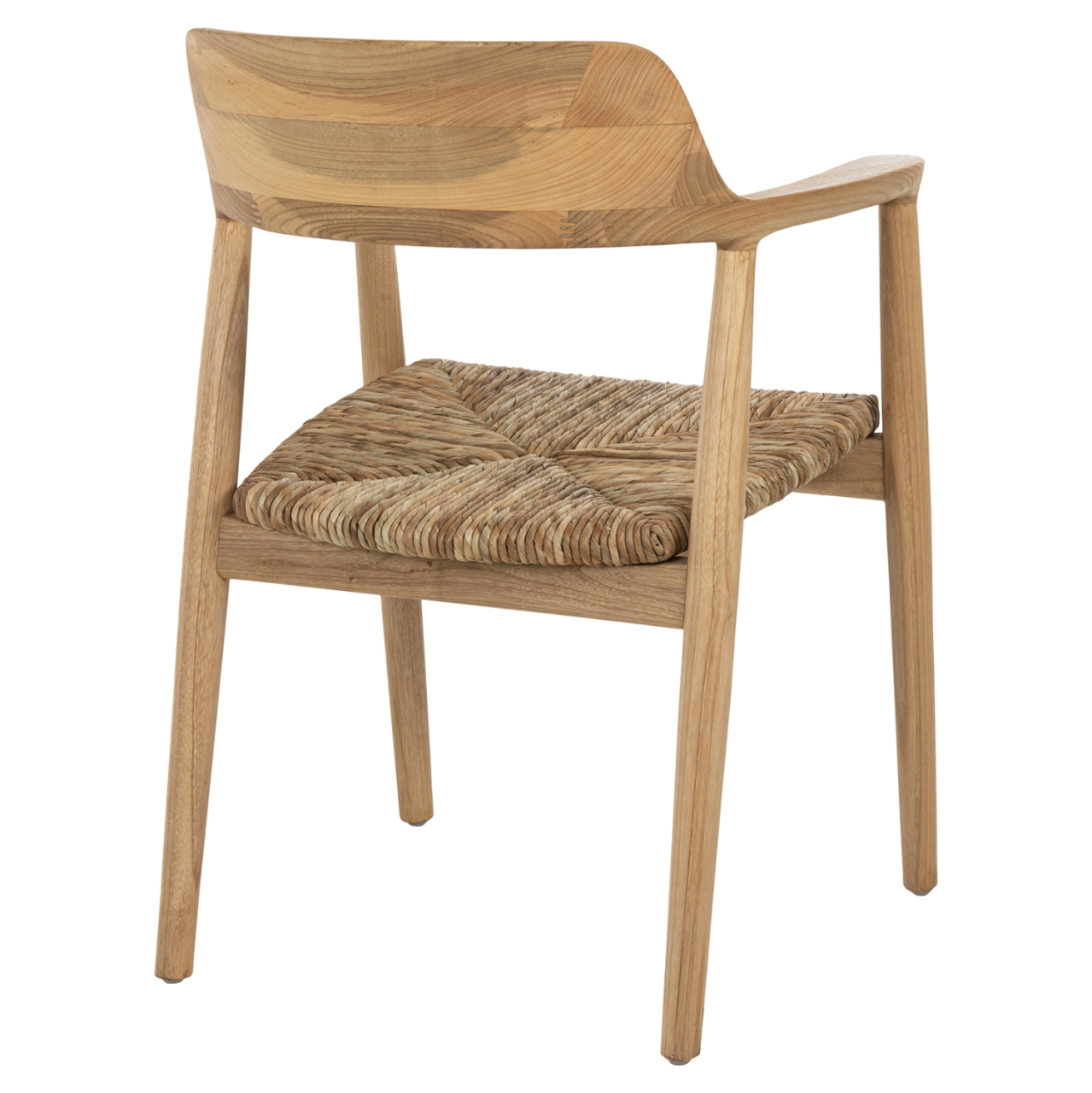 ARMCHAIR KINGSLEY HM9634.01 TEAK WOOD and STRAW MATT IN NATURAL COLOR 57,5x54x80Hcm. [5]