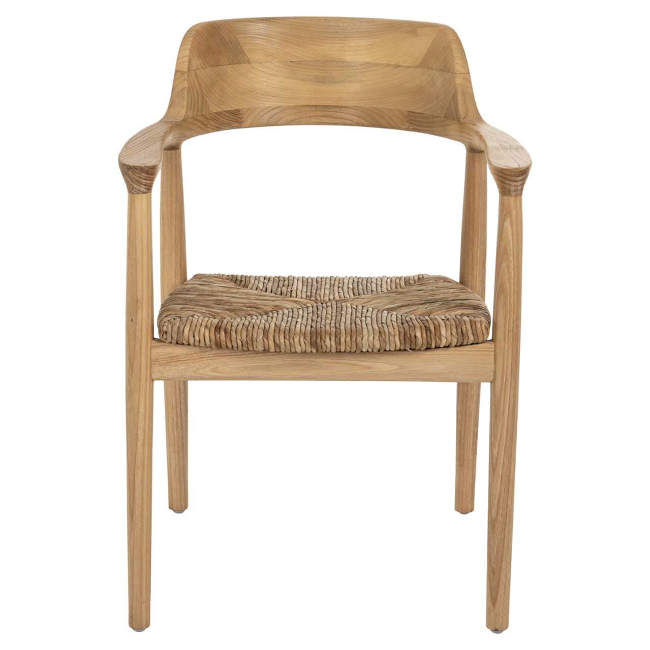 ARMCHAIR KINGSLEY HM9634.01 TEAK WOOD and STRAW MATT IN NATURAL COLOR 57,5x54x80Hcm. [3]