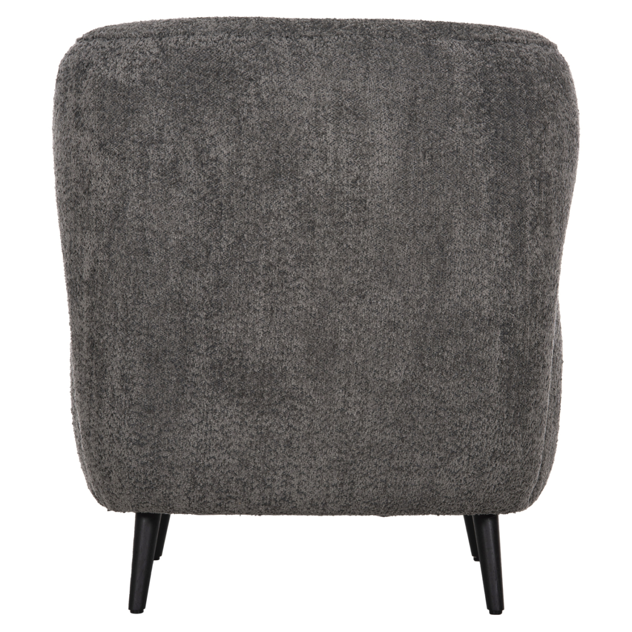 ARMCHAIR KRYLY HM9593.01 GREY BOUCLE FABRIC-BLACK WOODEN LEGS 83x87x89Hcm. [6]