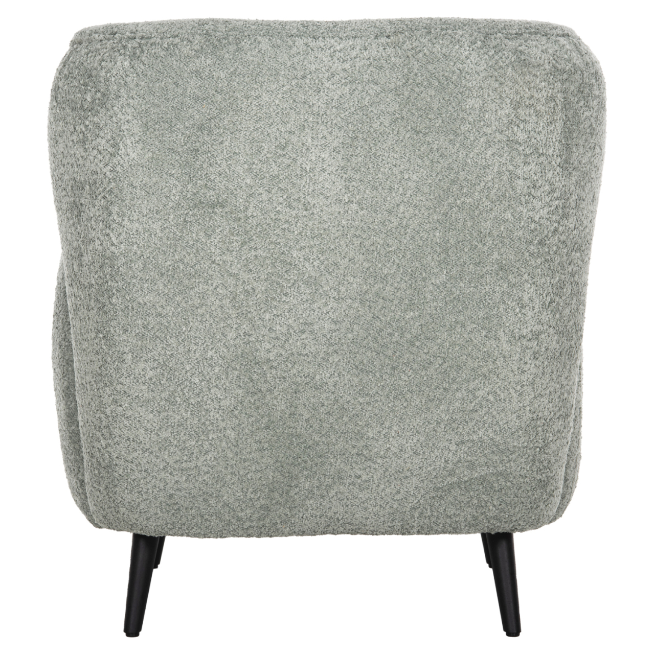 ARMCHAIR KRYLY HM9593.05 PEA GREEN BOUCLE FABRIC-BLACK WOODEN LEGS 83x87x89Hcm. [6]