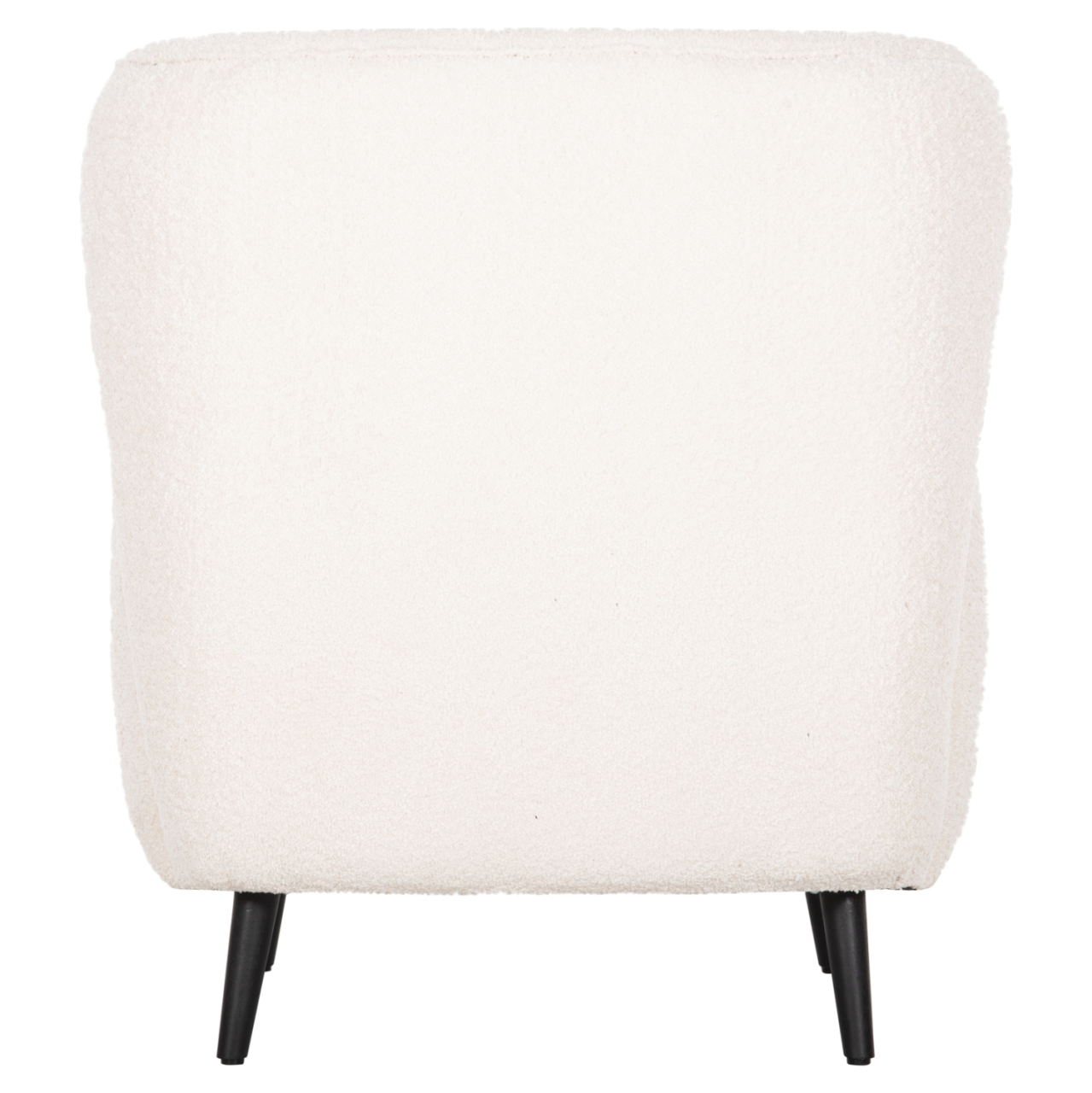ARMCHAIR KRYLY HM9593.06 ECRU BOUCLE FABRIC-BLACK WOODEN LEGS 83x87x89Hcm. [6]