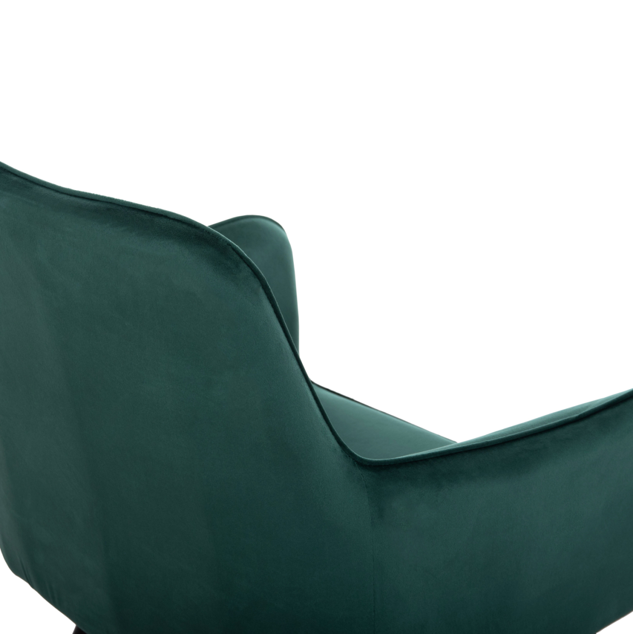 ARMCHAIR LATRELL HM8582.03 CYPRESS GREEN VELVET and BLACK METAL LEGS 54x57x84Hcm. [10]