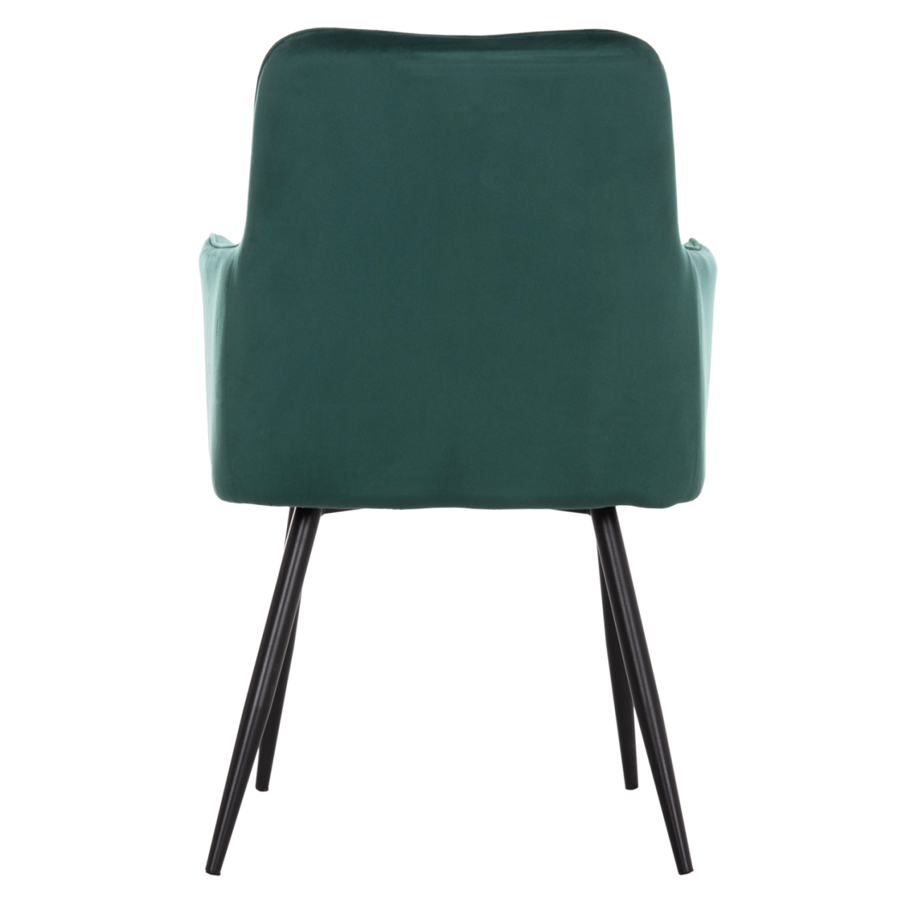 ARMCHAIR LATRELL HM8582.03 CYPRESS GREEN VELVET and BLACK METAL LEGS 54x57x84Hcm. [6]