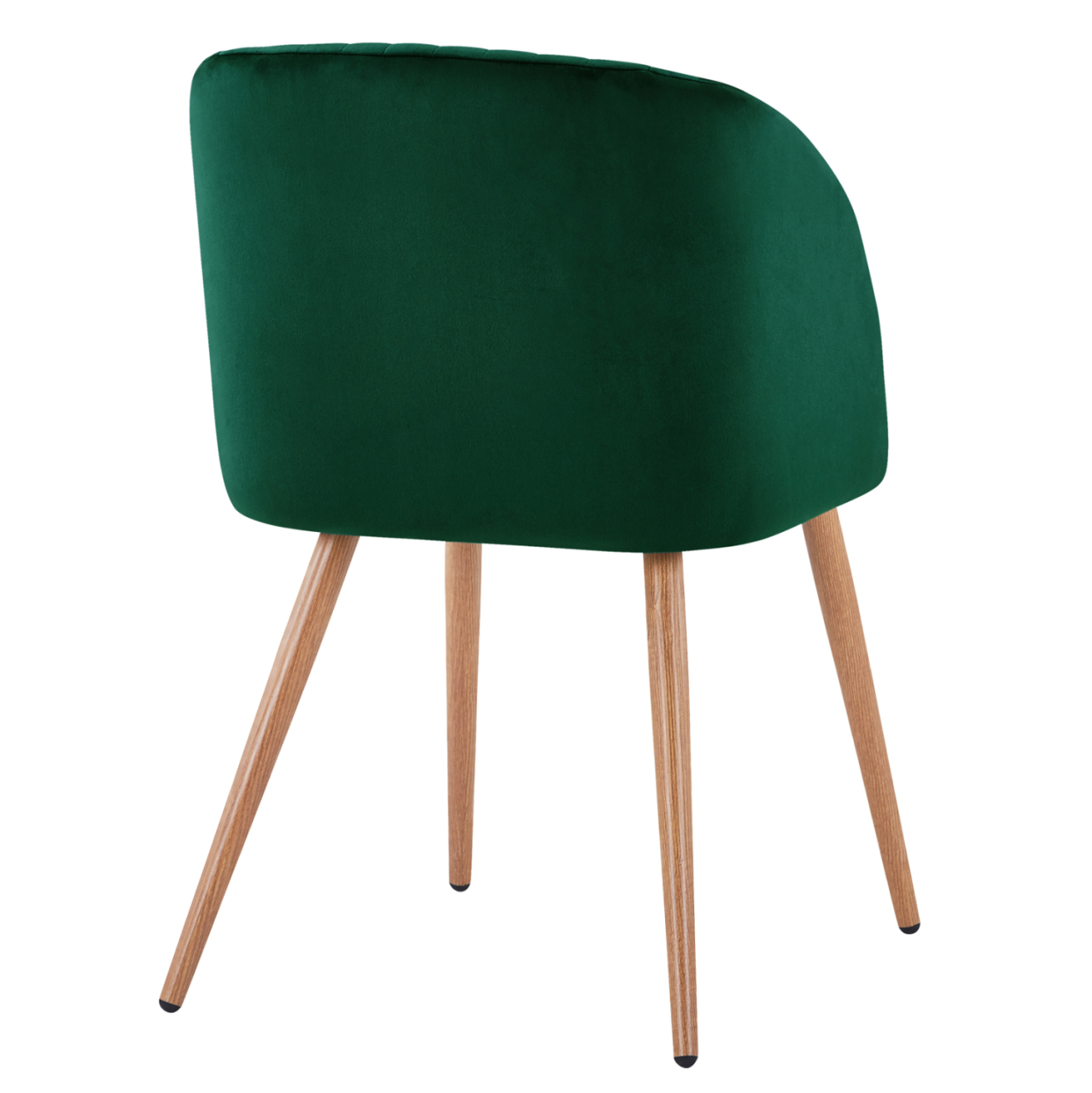 Armchair Leah with Velvet Cyppress Green and Metallic Legs HM8543.03 51x58x80 cm [5]