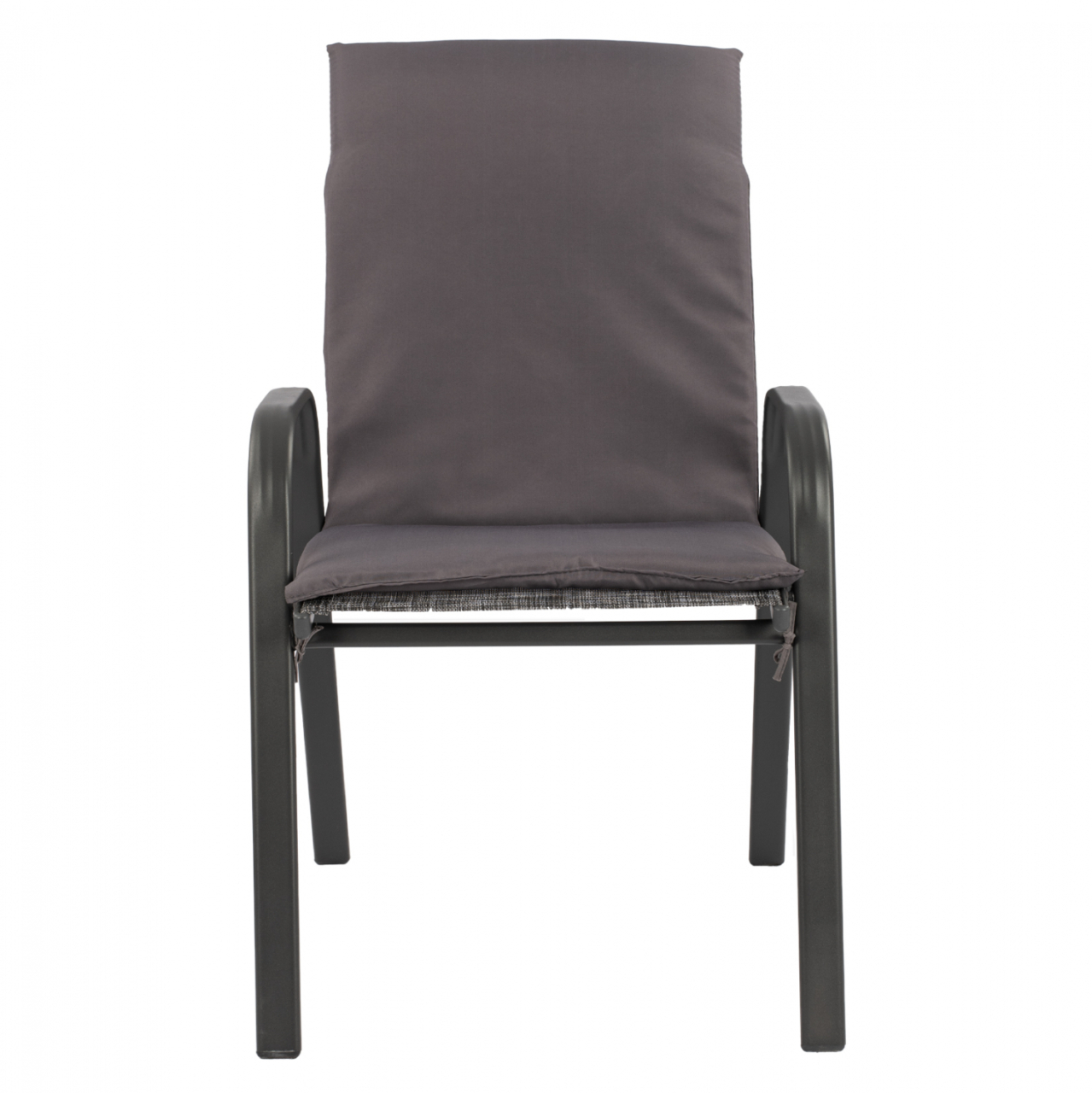 Armchair Leon Metallic grey withgrey pillow HM10573.01 54x70x93 cm. [3]