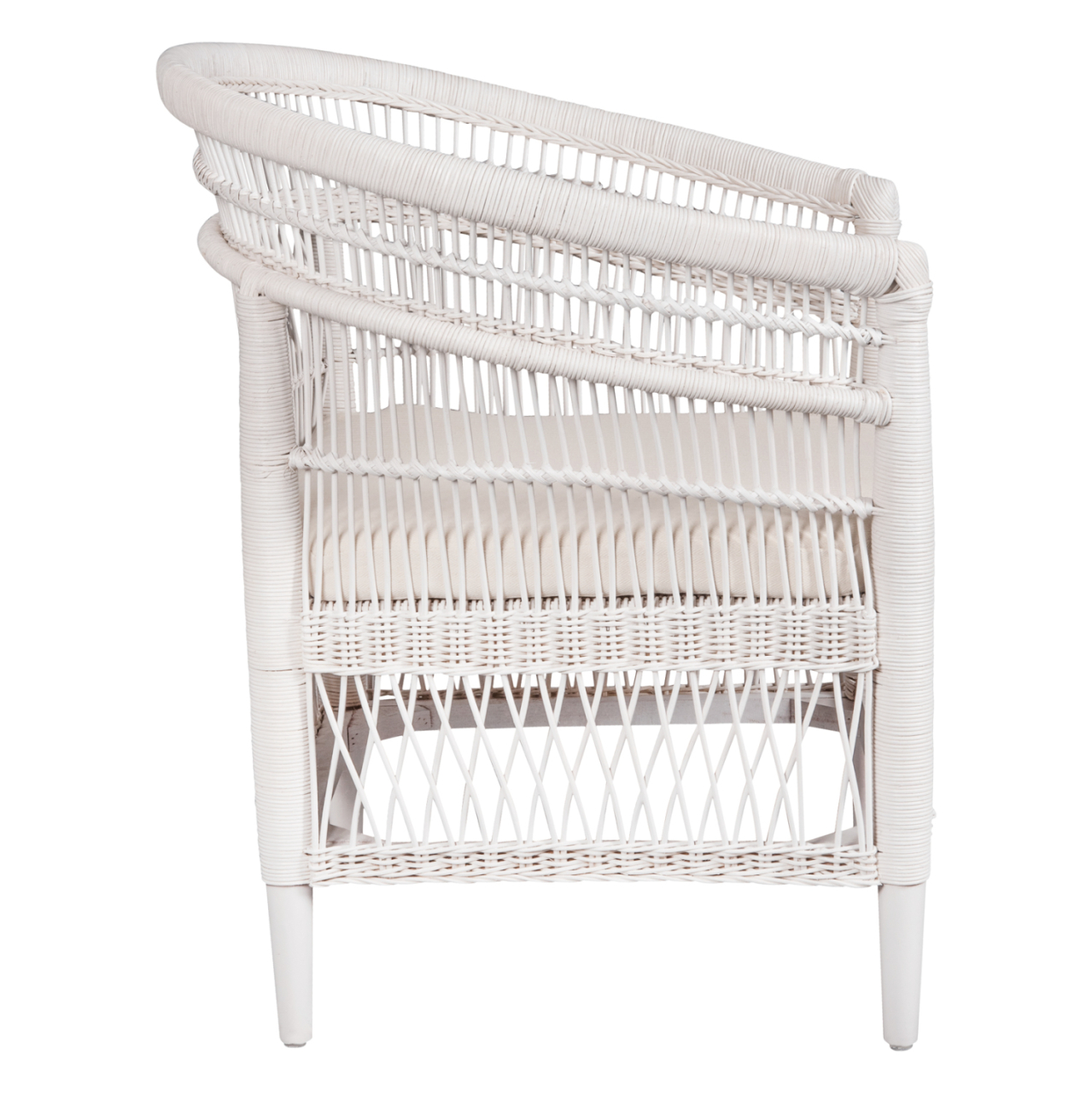 ARMCHAIR MALAWI HM9635.02 MAHOGANY WOOD WITH RATTAN IN WHITE--B'RATED 80x70x86Hcm. [4]