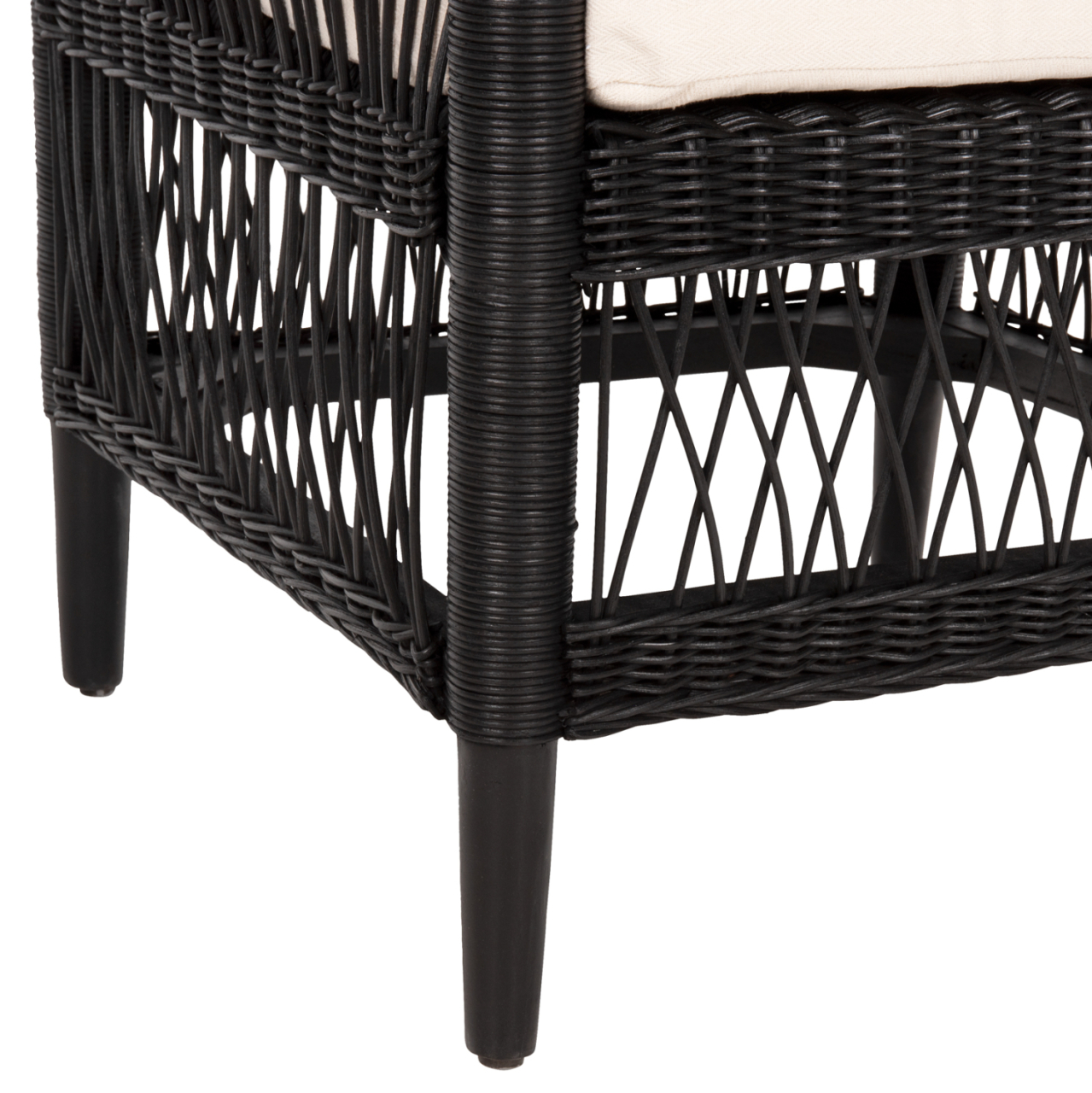ARMCHAIR MALAWI HM9635.03 MAHOGANY WOOD WITH RATTAN IN BLACK--B'RATED 80x70x86Hcm. [7]