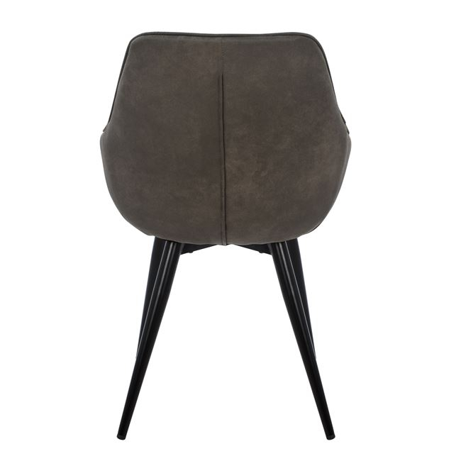Armchair Mando HM8006.10 with grey Nubuck fabric 60x60x84cm [6]