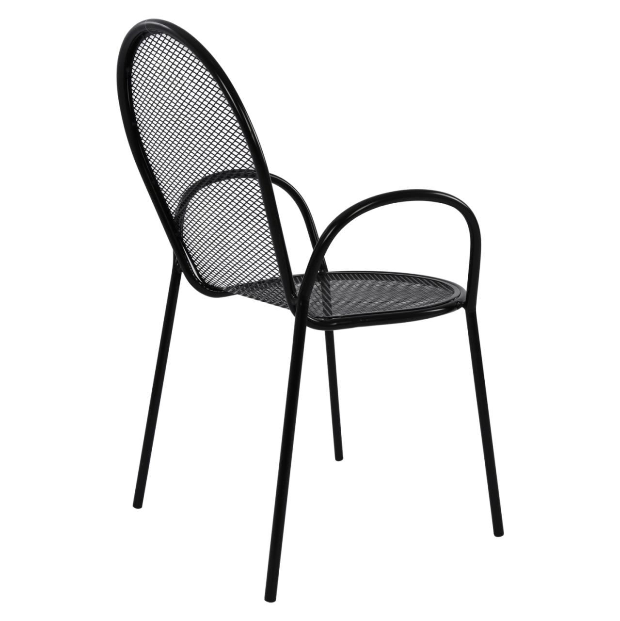 Armchair metallic HM5029.01 Vera in black color 56x62,5x90 cm [3]