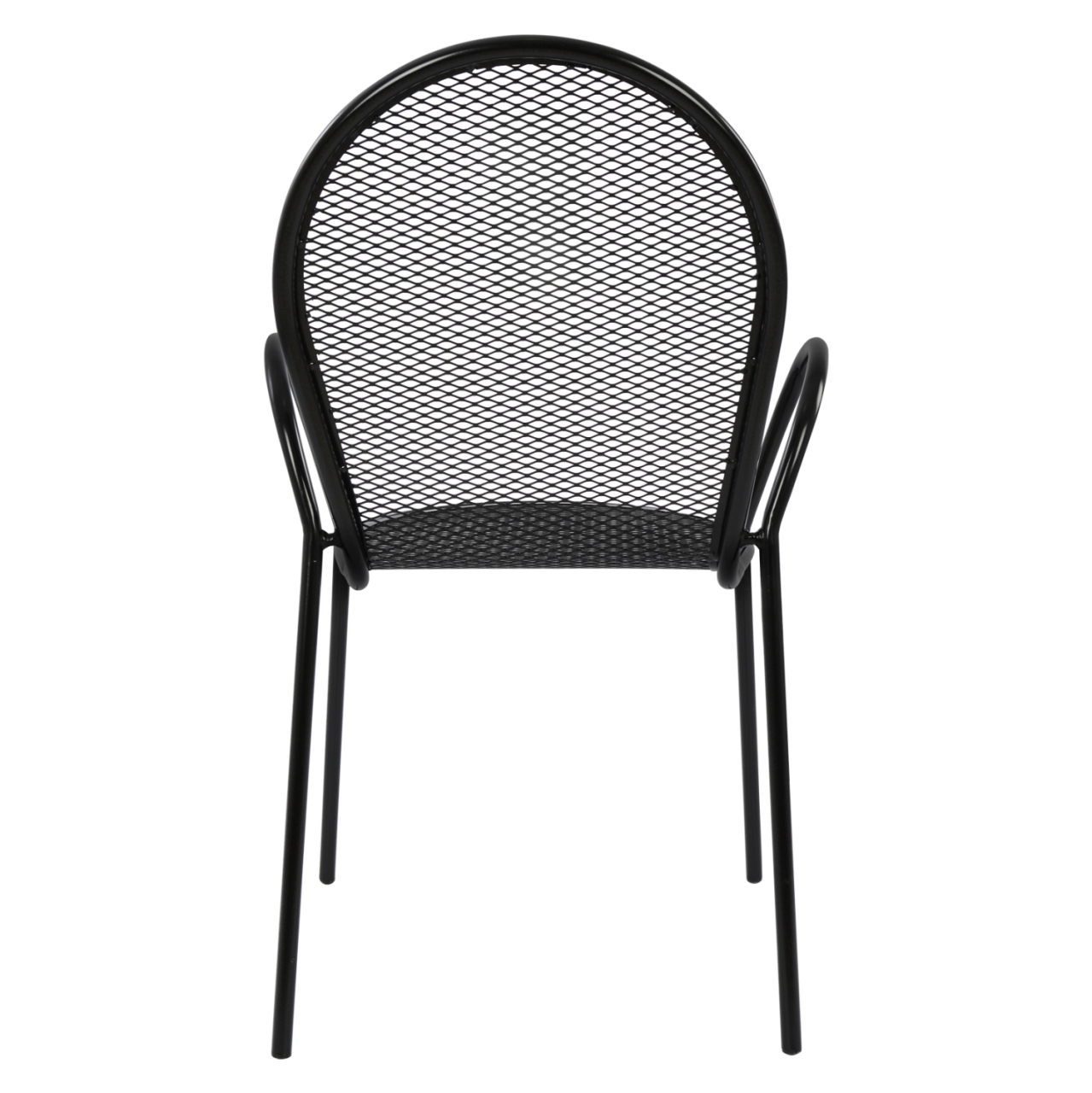 Armchair metallic HM5029.01 Vera in black color 56x62,5x90 cm [4]
