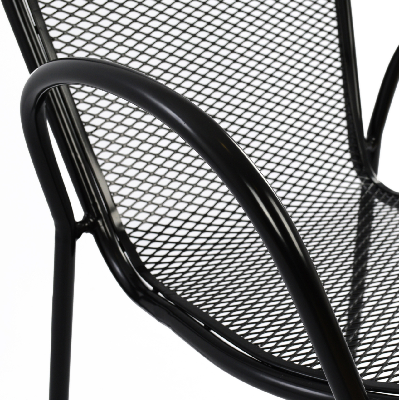 Armchair metallic HM5029.01 Vera in black color 56x62,5x90 cm [7]