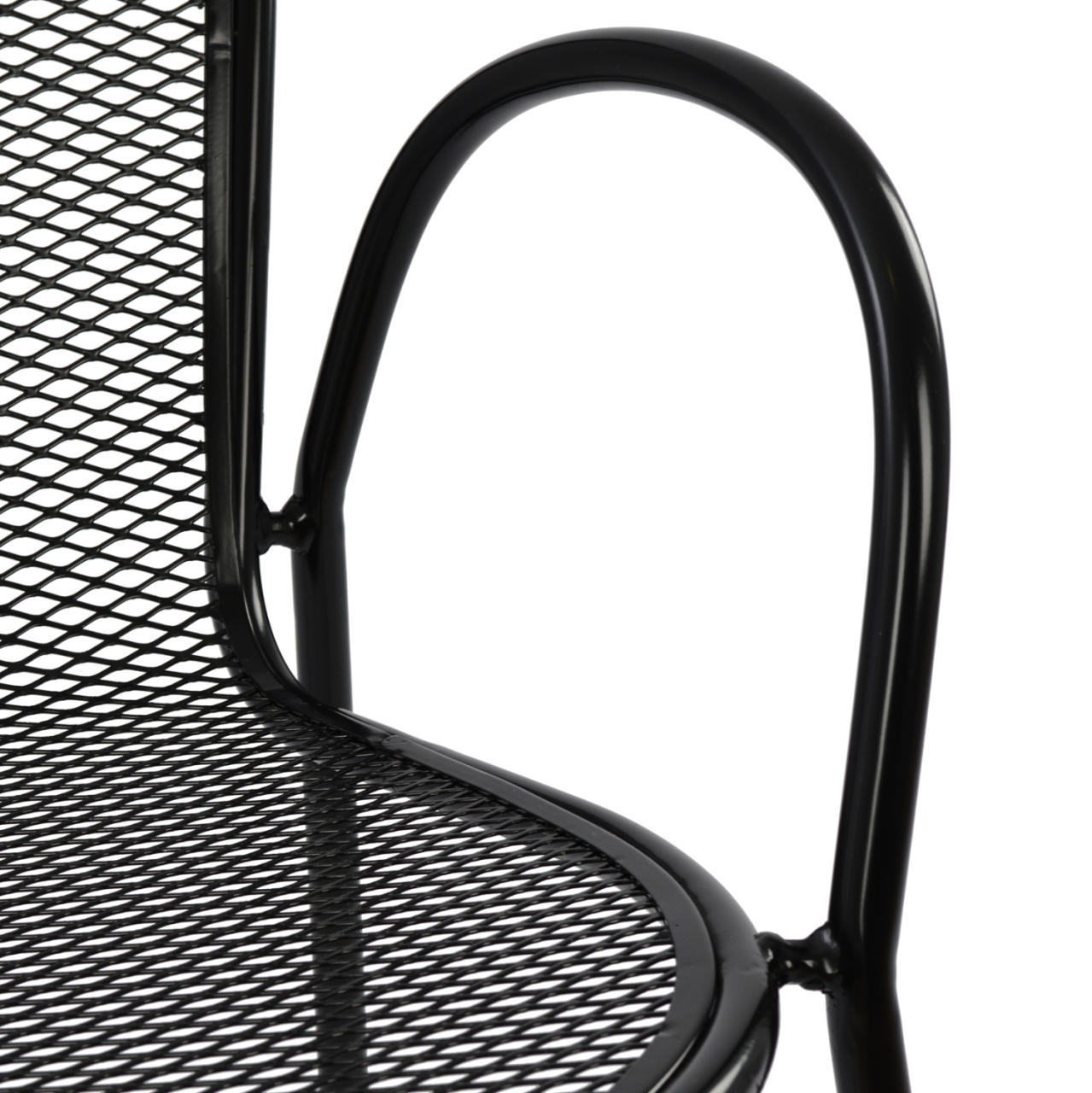 Armchair metallic HM5029.01 Vera in black color 56x62,5x90 cm [5]