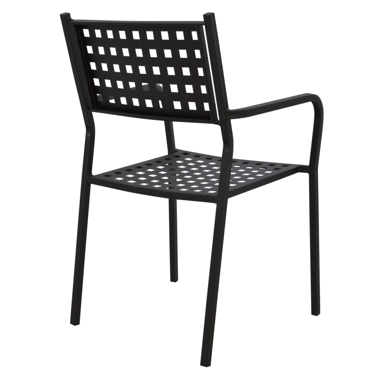 Armchair Metallic HM5031.01 Zeta in black matte 54x51x84Hcm [5]