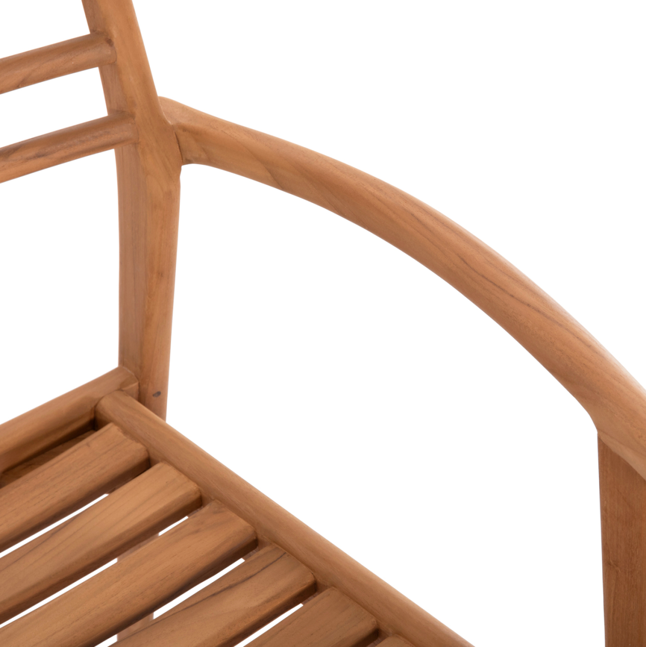 ARMCHAIR MOOSEN HM9936 SOLID TEAK WOOD IN NATURAL 59x60x78.5H [8]