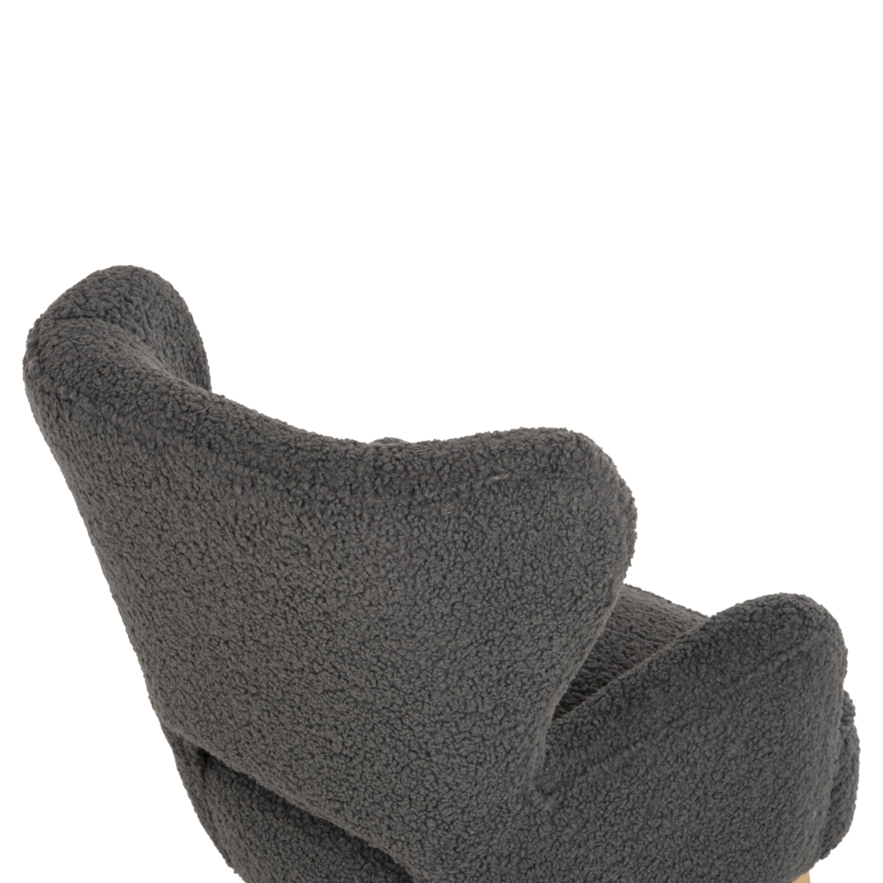 ARMCHAIR MYLIE HM8394.21 GREY BOUCLE FABRIC 66X75X93Hcm. [9]