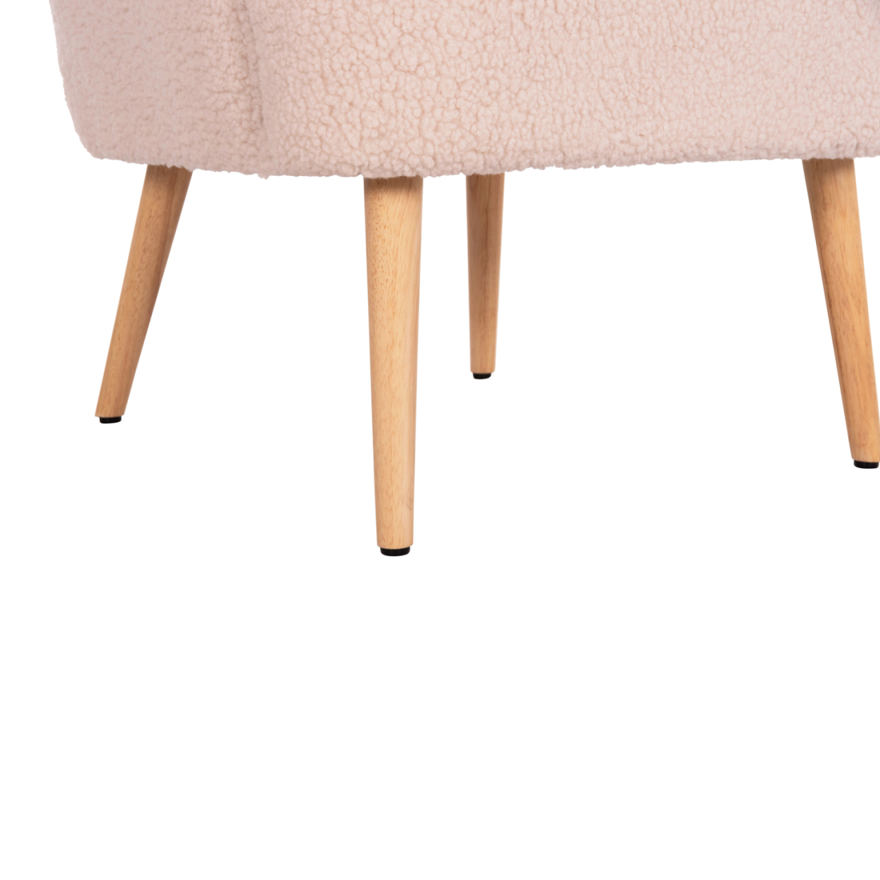 ARMCHAIR MYLIE HM8394.23 ECRU BOUCLE FABRIC 66x76x90Hcm. [10]