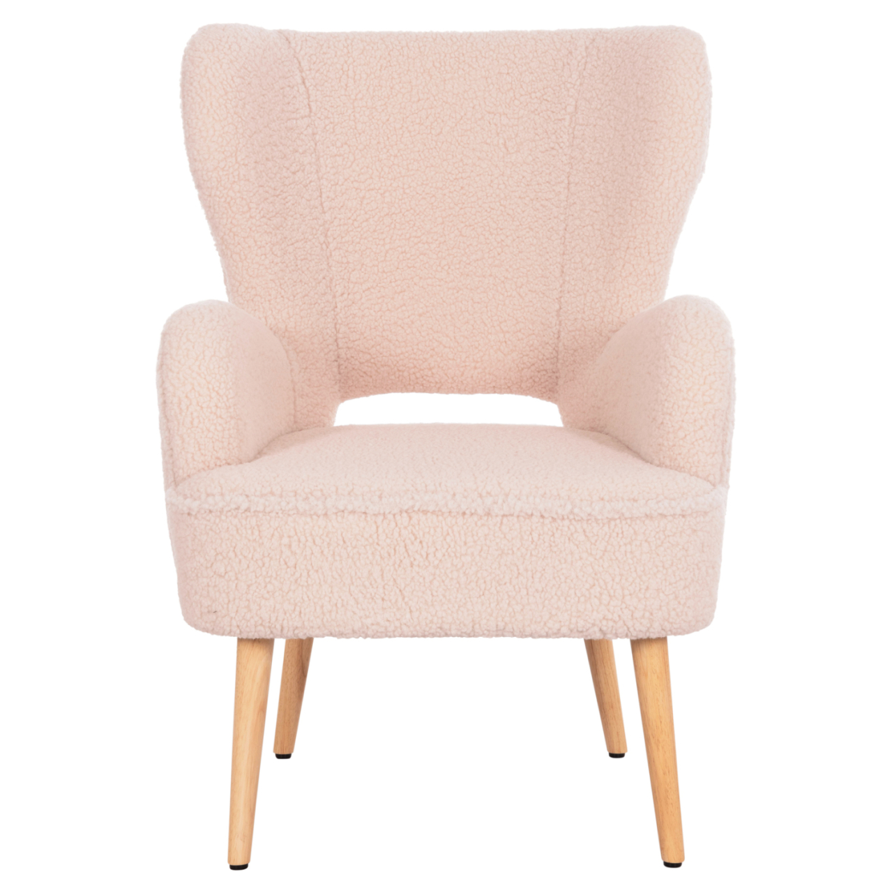 ARMCHAIR MYLIE HM8394.23 ECRU BOUCLE FABRIC 66x76x90Hcm. [3]