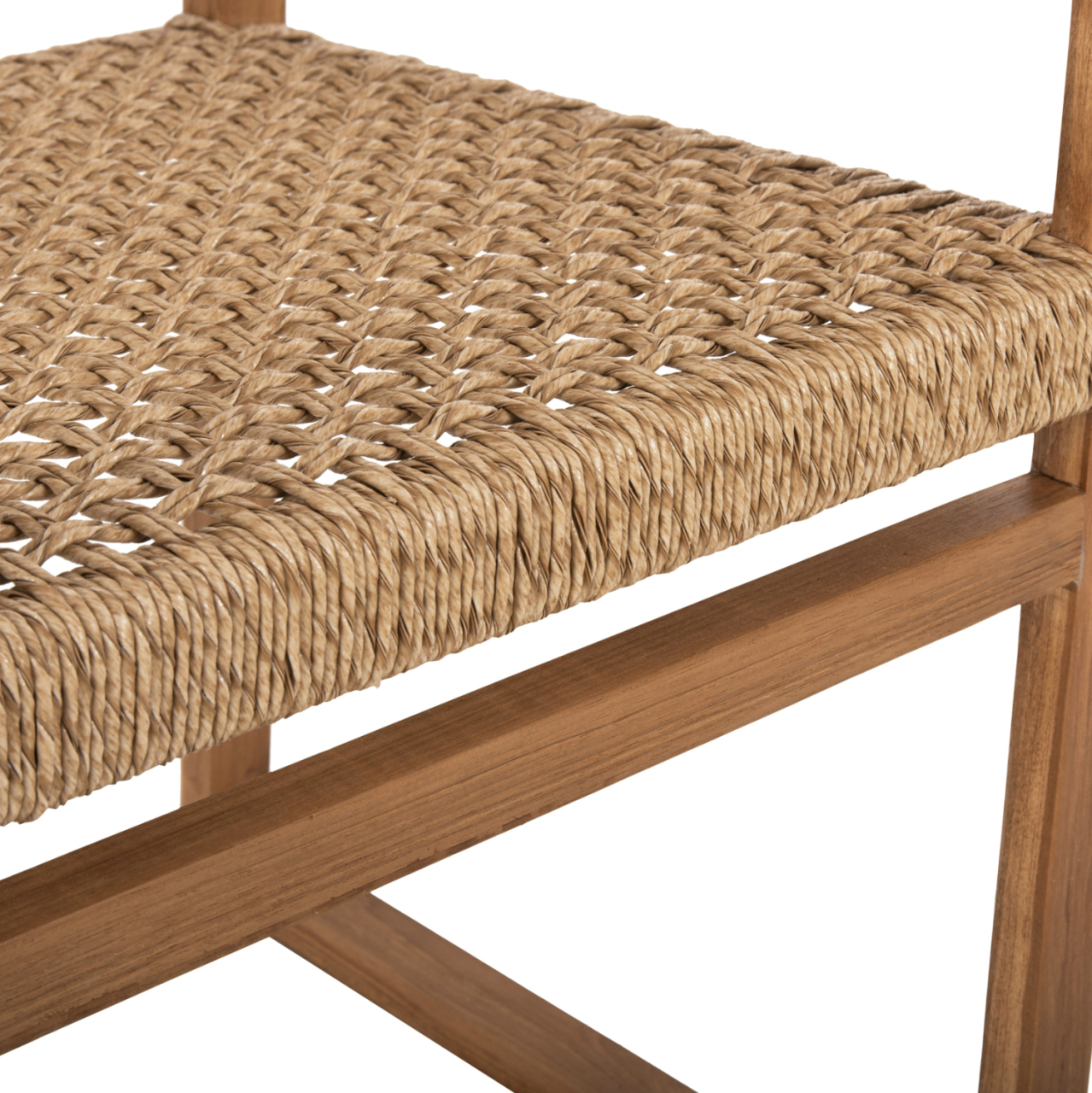 ARMCHAIR NARLEY HM9824 TEAK WOOD-SYNTHETIC ROPE IN NATURAL COLOR 60.5x52x76Hcm. [10]