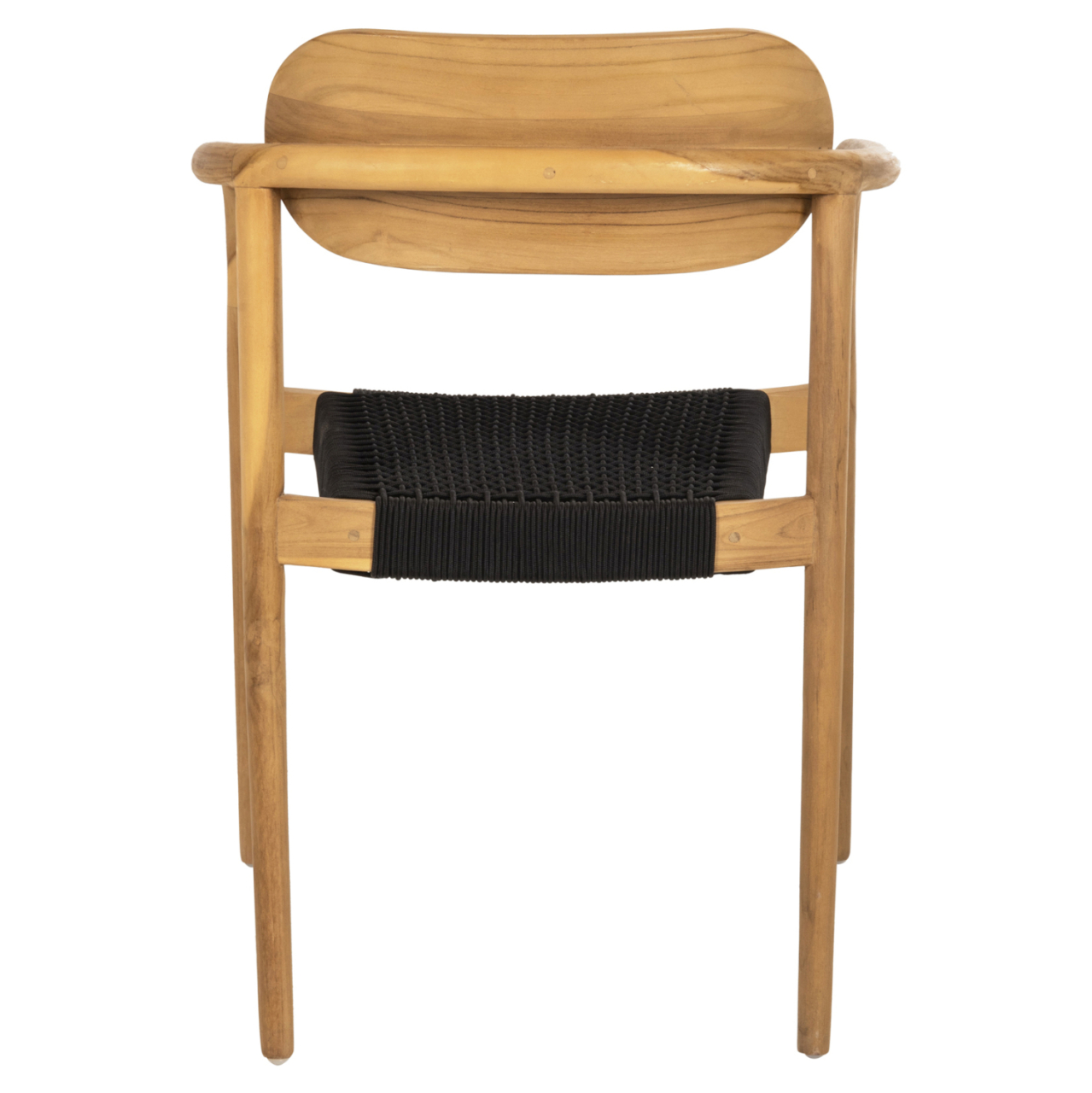 ARMCHAIR OSLO HM9636.02 TEAK WOOD IN NATURAL and ROPE--B'RATED 55x54x80Hcm. [6]