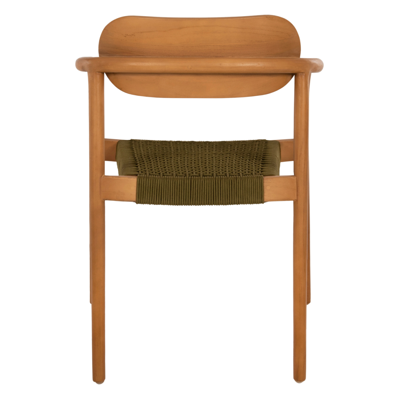 ARMCHAIR OSLO HM9636.05 TEAK WOOD IN NATURAL and ROPE--B'RATED 55x54x80Hcm. [6]