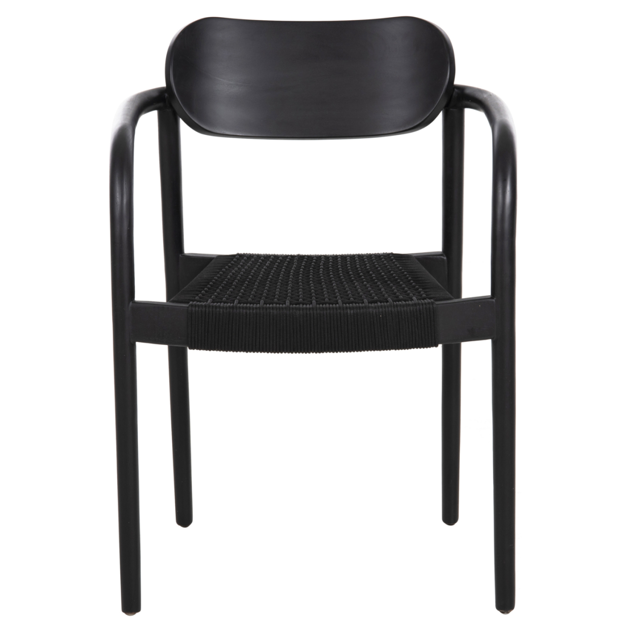 ARMCHAIR OSLO HM9636.12 TEAK WOOD and ROPE--B'RATED 55x54x80Hcm. [3]