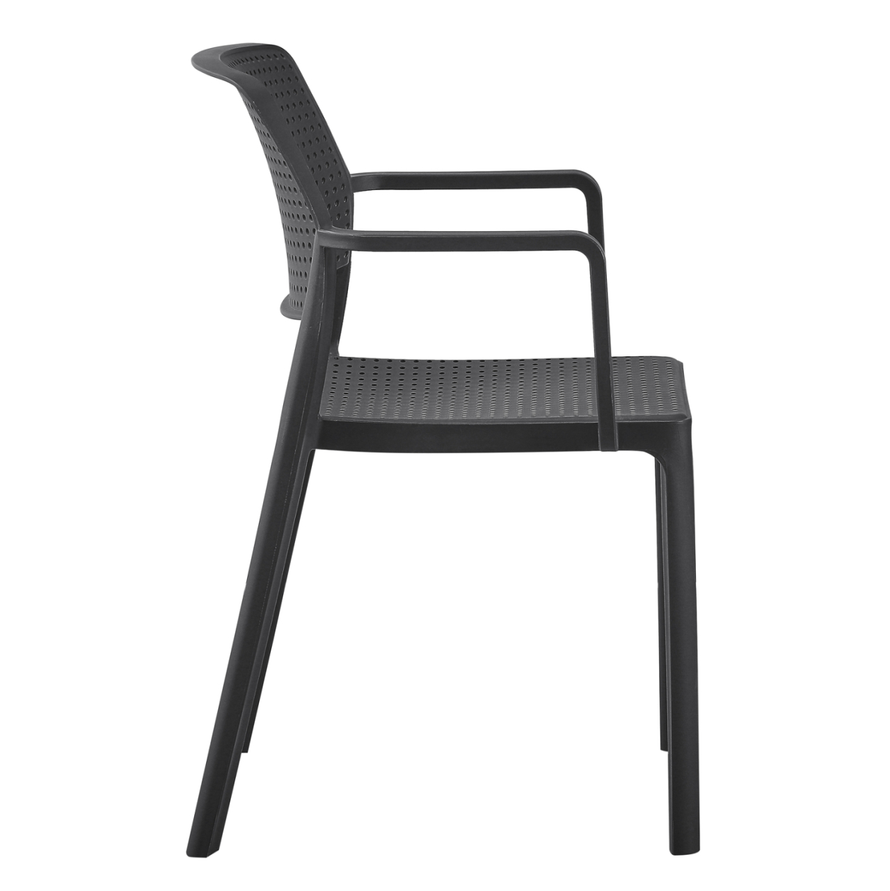 ARMCHAIR OUTDOOR COMFEE HM6102.02 POLYPROPYLENE IN BLACK 54x57x83Hcm. [3]