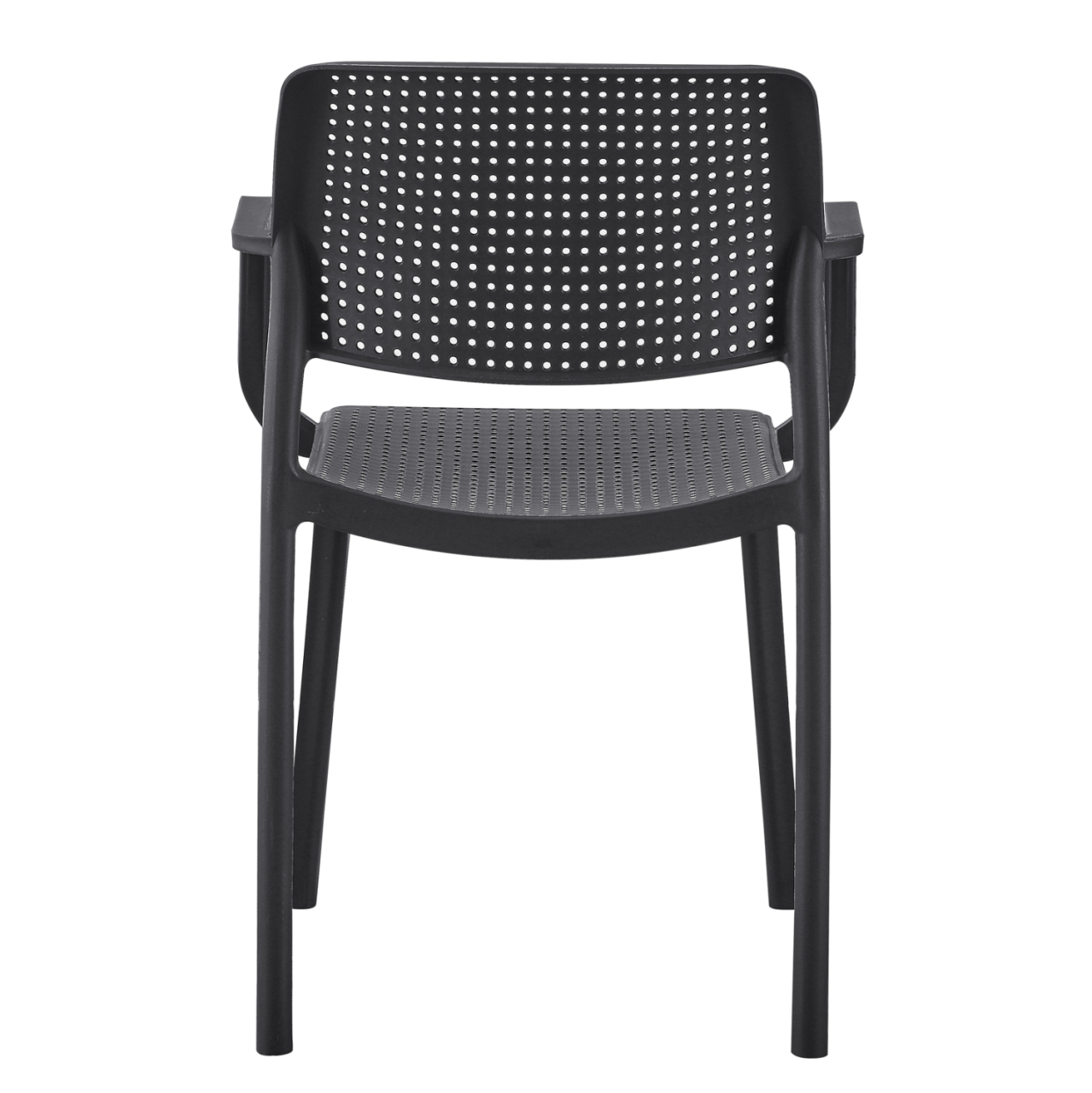ARMCHAIR OUTDOOR COMFEE HM6102.02 POLYPROPYLENE IN BLACK 54x57x83Hcm. [4]