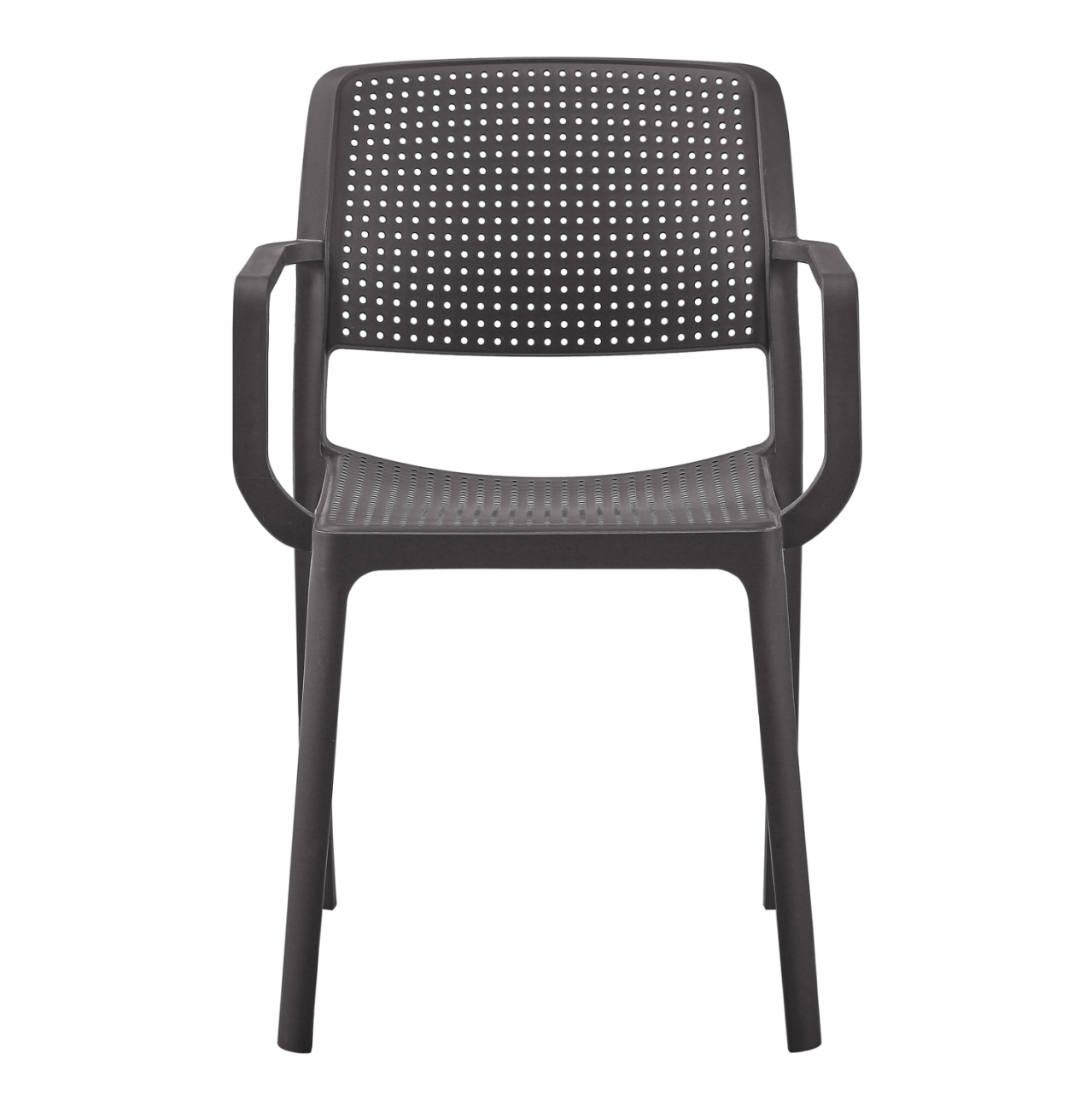 ARMCHAIR OUTDOOR COMFEE HM6102.09 POLYPROPYLENE IN BROWN 54x57x83Hcm. [2]