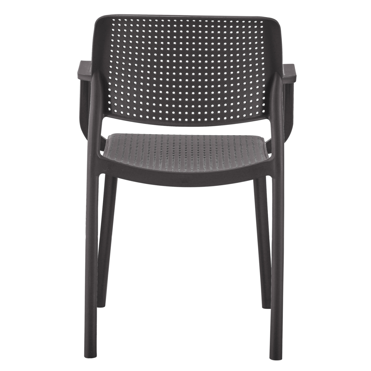 ARMCHAIR OUTDOOR COMFEE HM6102.09 POLYPROPYLENE IN BROWN 54x57x83Hcm. [4]