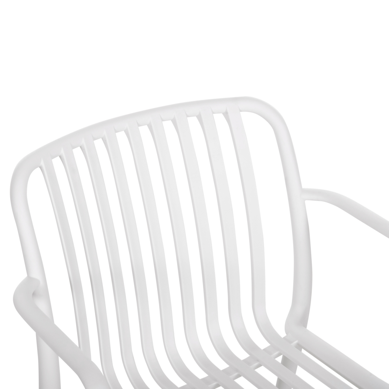 ARMCHAIR OUTDOOR CONVEE HM6105.01 POLYPROPYLENE IN WHITE 55x56x79H cm. [7]