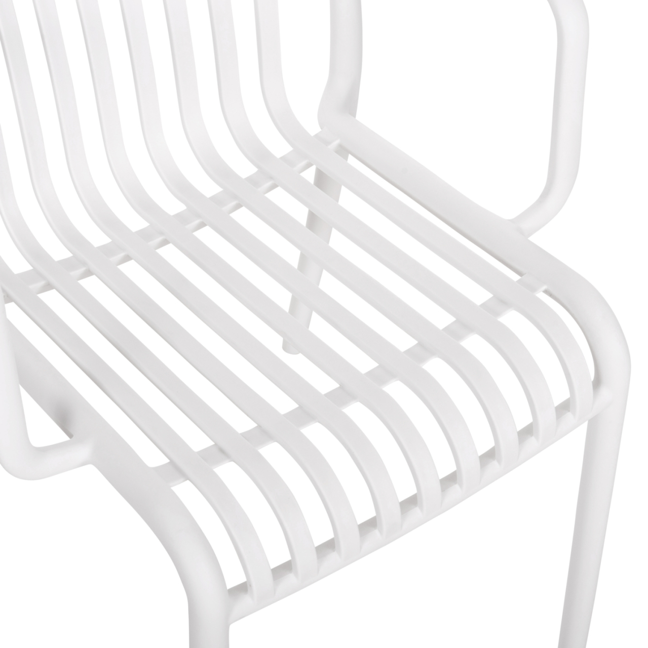ARMCHAIR OUTDOOR CONVEE HM6105.01 POLYPROPYLENE IN WHITE 55x56x79H cm. [8]