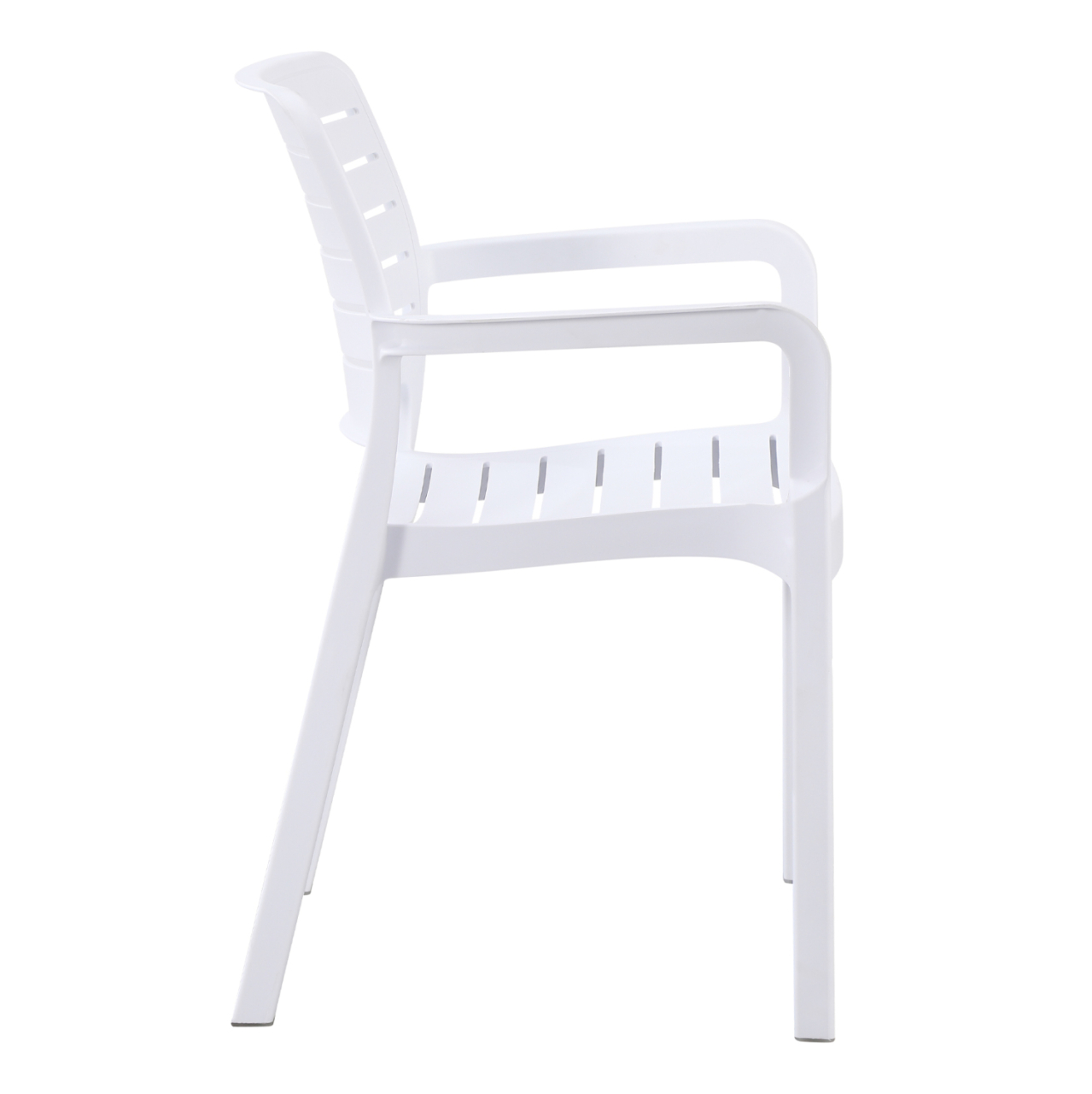 ARMCHAIR OUTDOOR FLAN HM6369.01 POLYPROPYLENE IN WHITE 57x56x82.5H cm. [4]