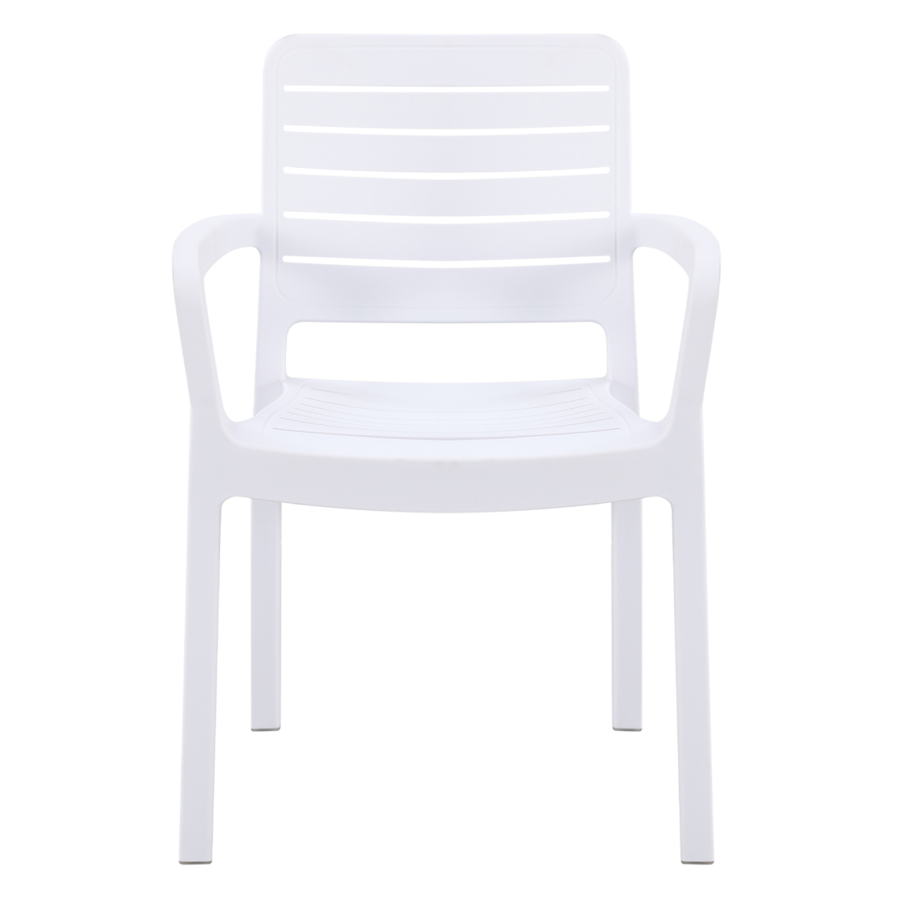 ARMCHAIR OUTDOOR FLAN HM6369.01 POLYPROPYLENE IN WHITE 57x56x82.5H cm. [3]