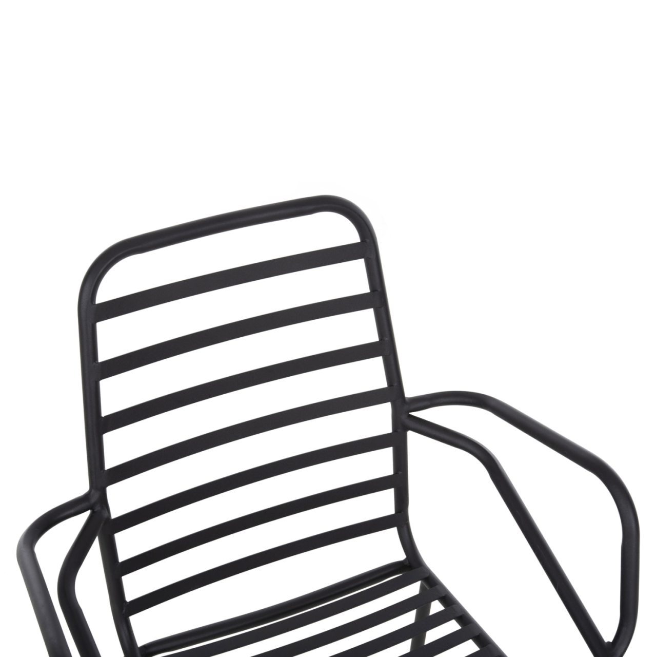 ARMCHAIR OUTDOOR FREE HM6045 METALLC BLACK 61x53x87Hcm. [7]
